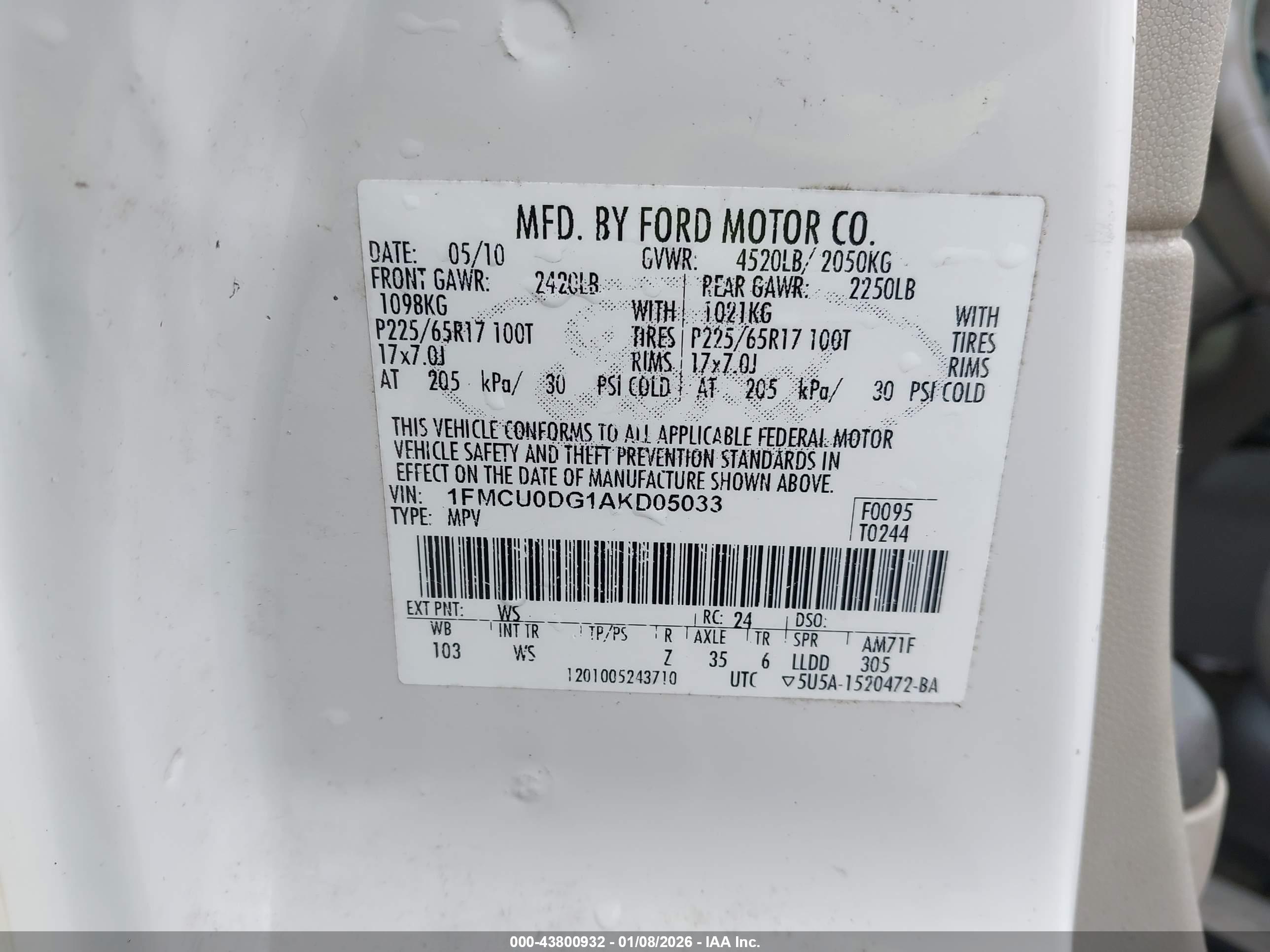 FORD ESCAPE image 9