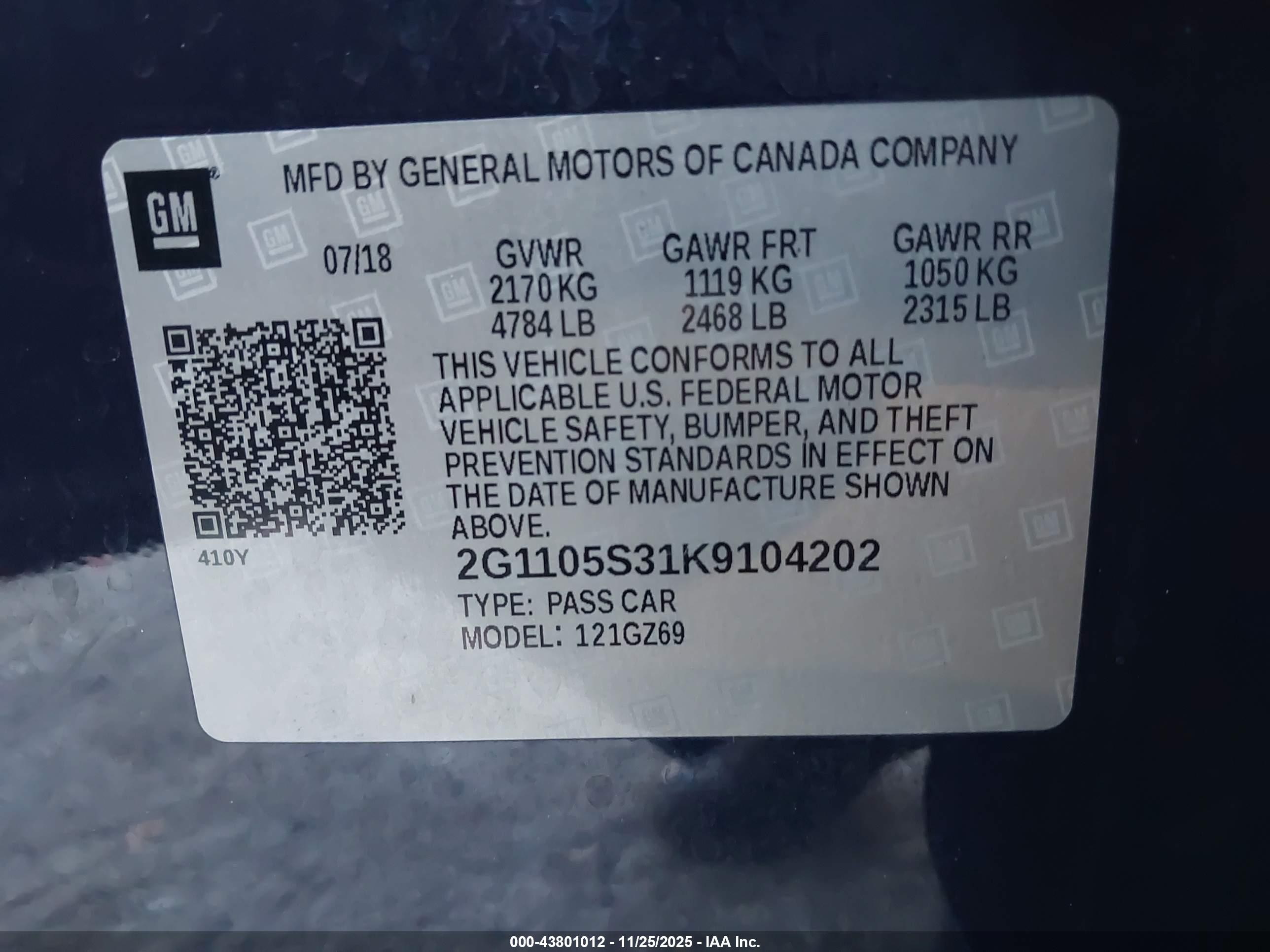 CHEVROLET IMPALA image 9
