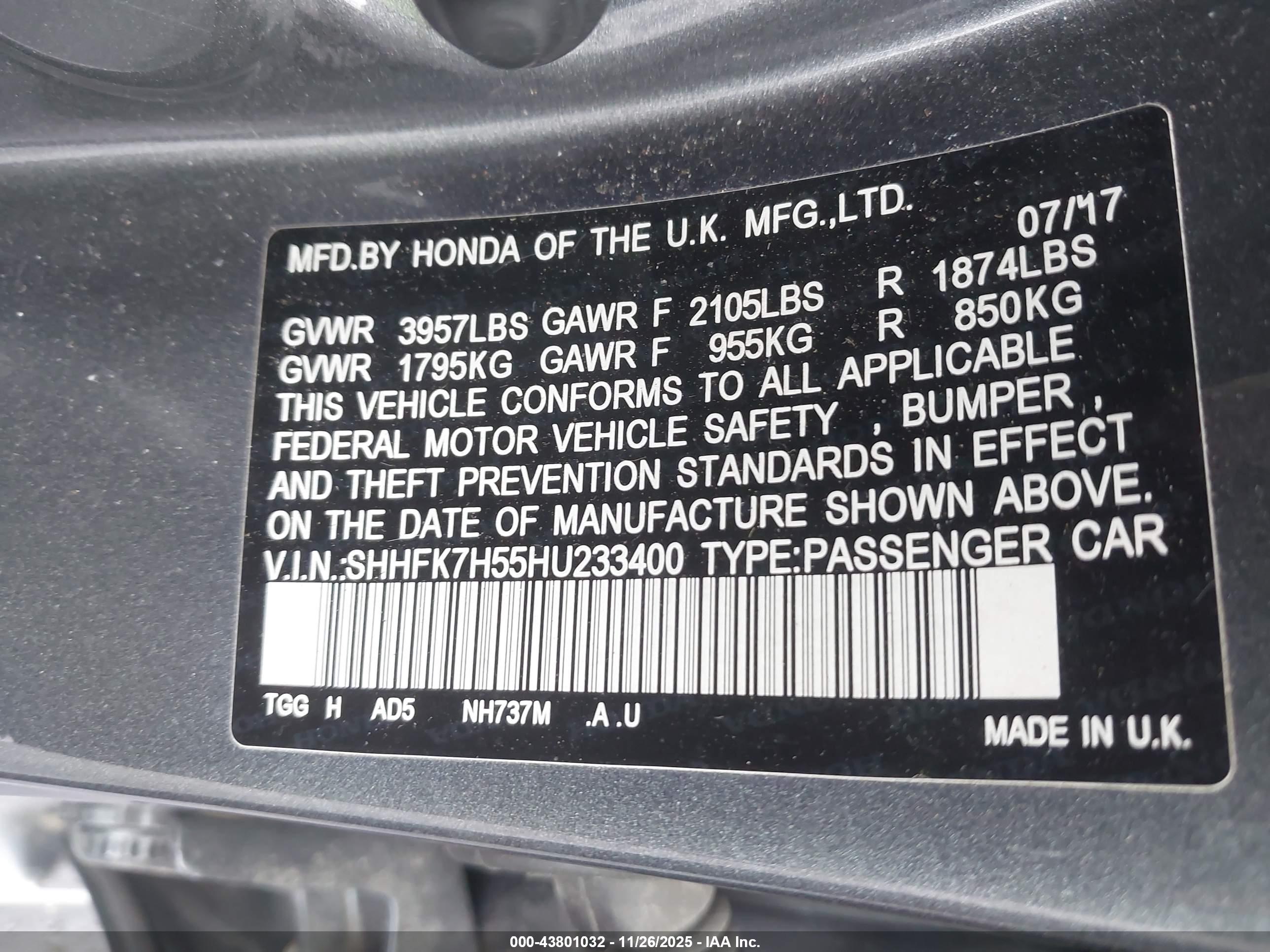 HONDA CIVIC image 9