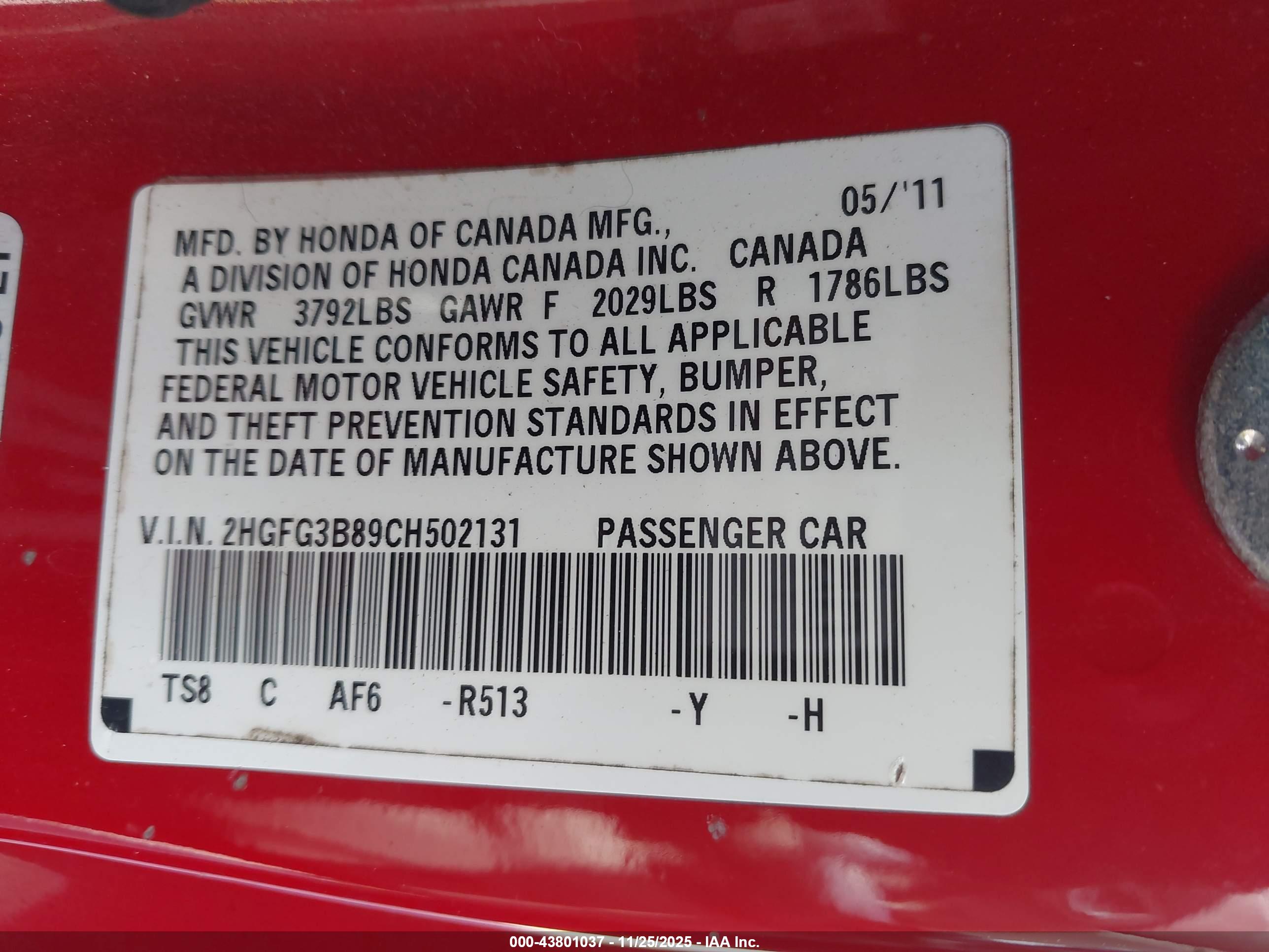 HONDA CIVIC image 9