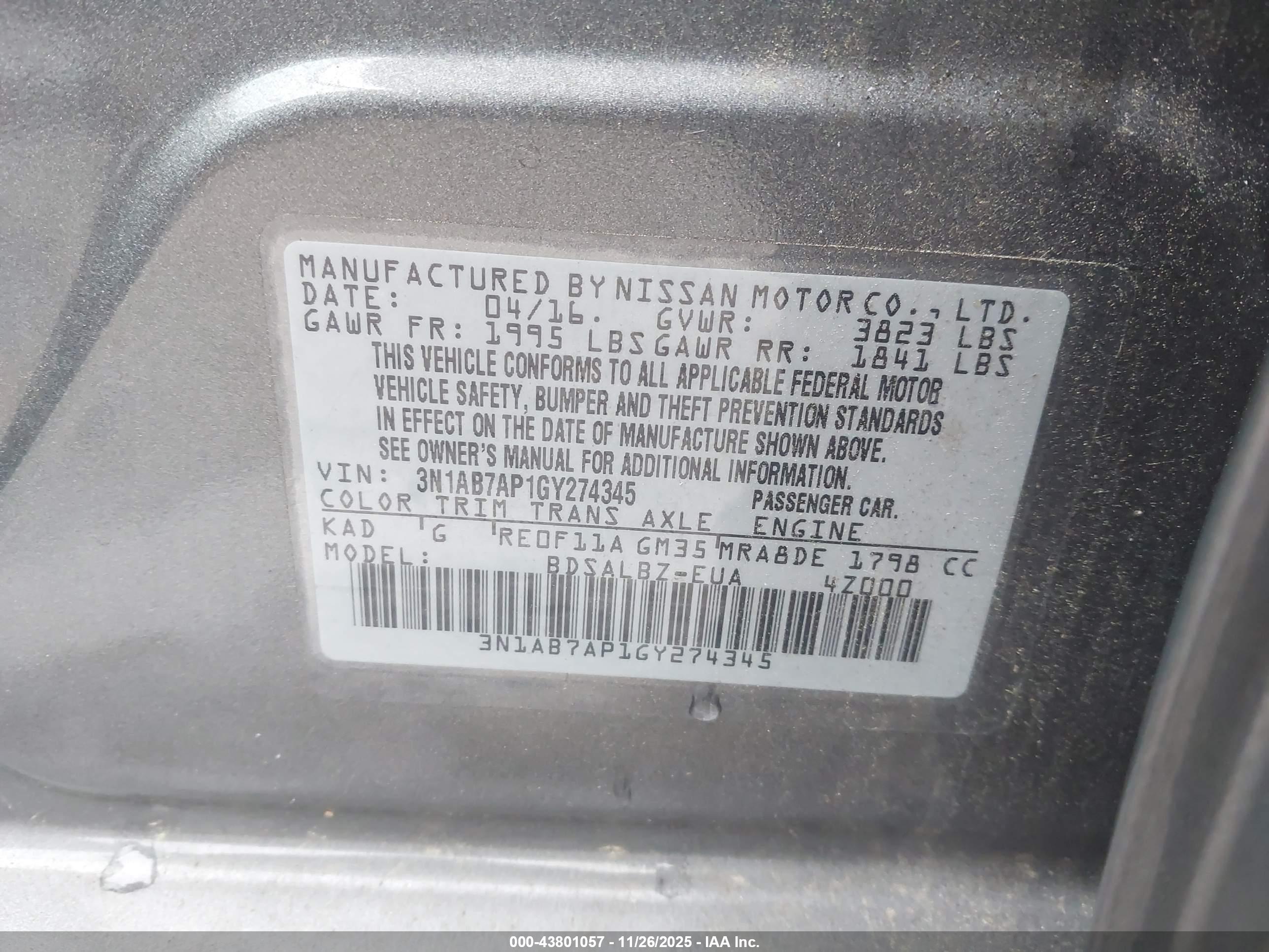 NISSAN SENTRA image 9
