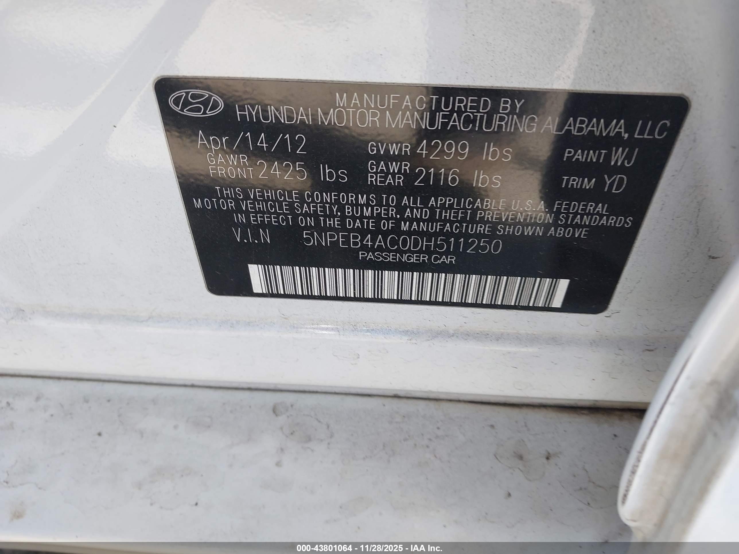 HYUNDAI SONATA image 9