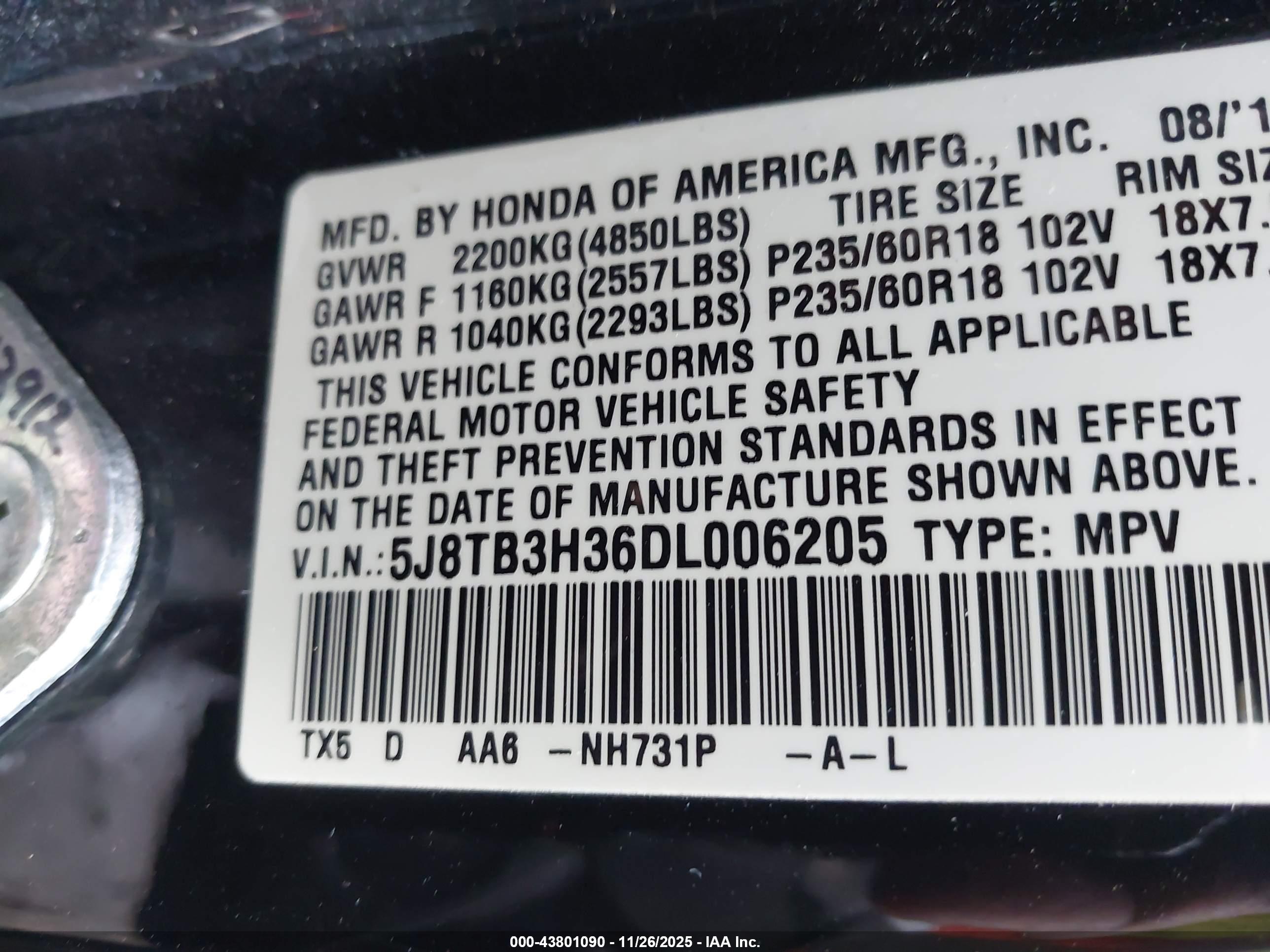 ACURA RDX image 9