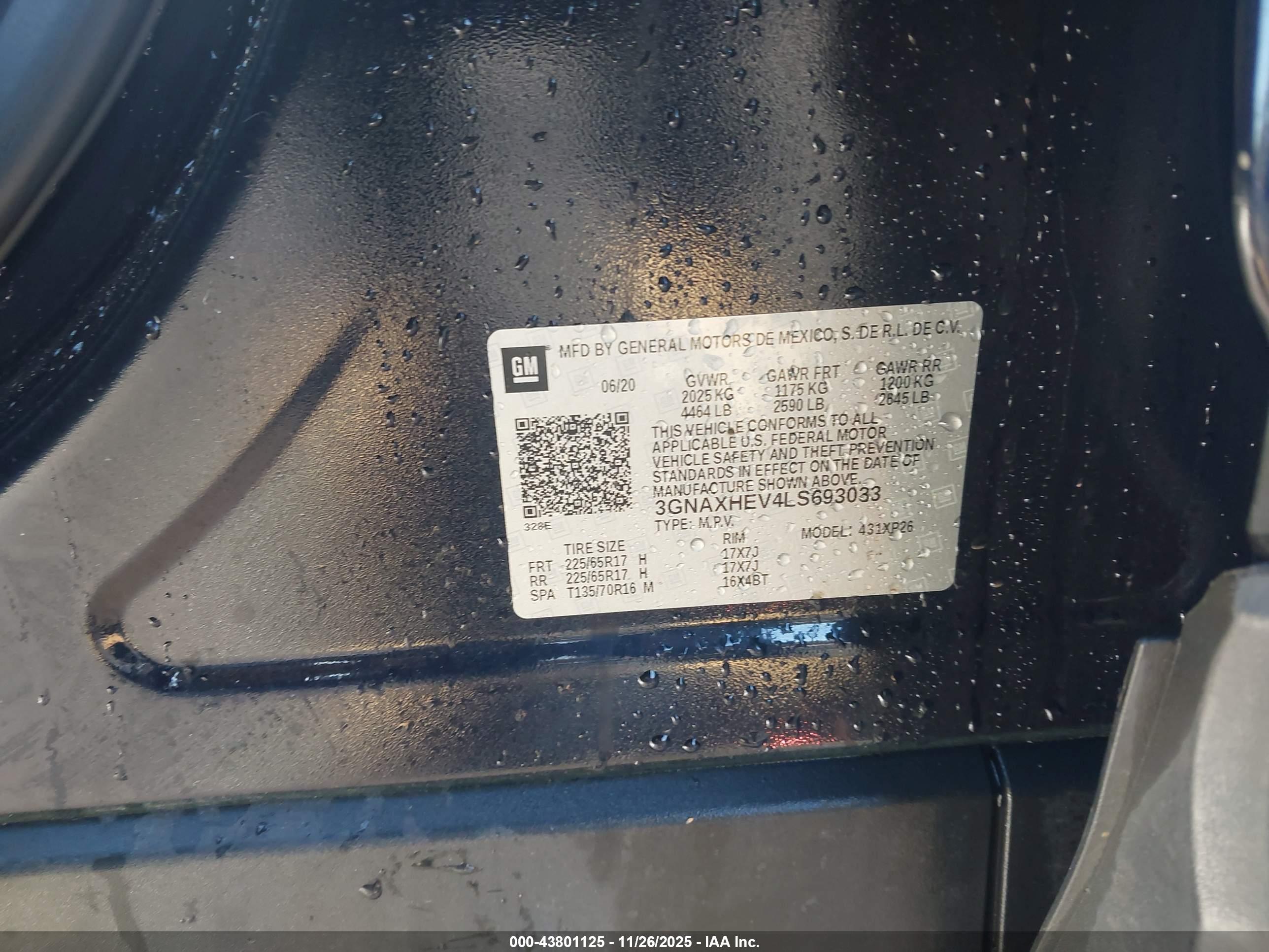 CHEVROLET EQUINOX image 9