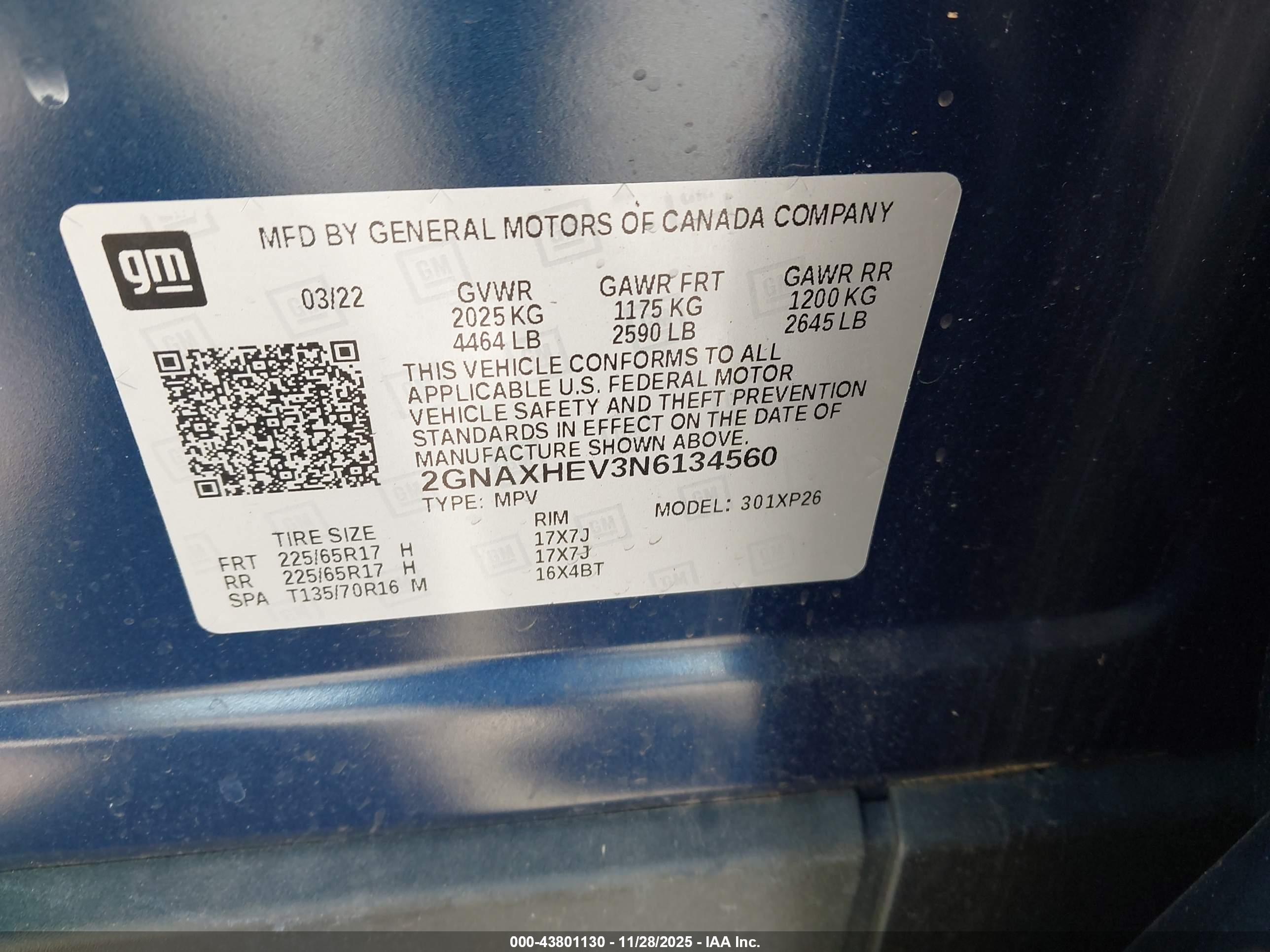 CHEVROLET EQUINOX image 9