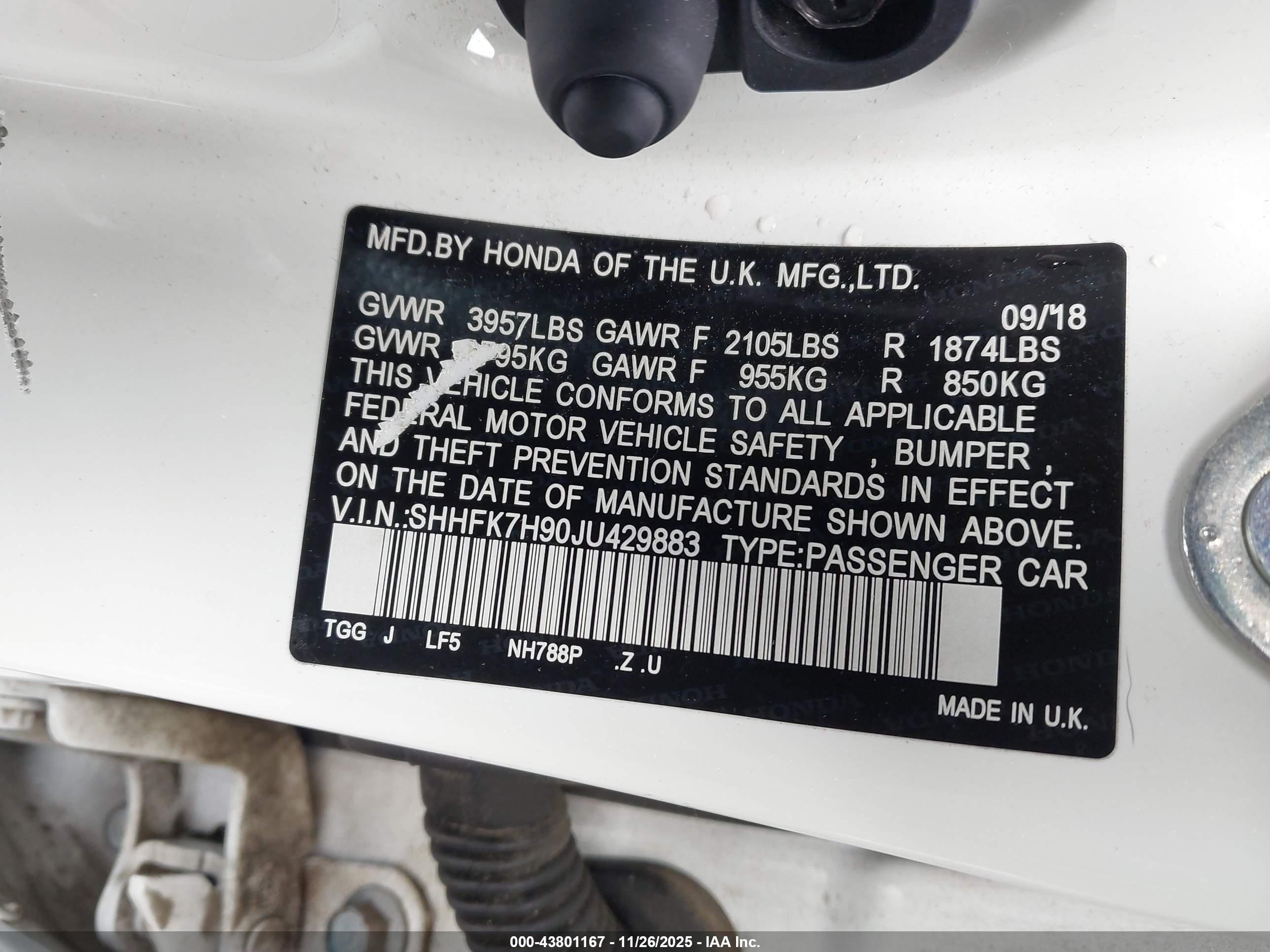 HONDA CIVIC image 9
