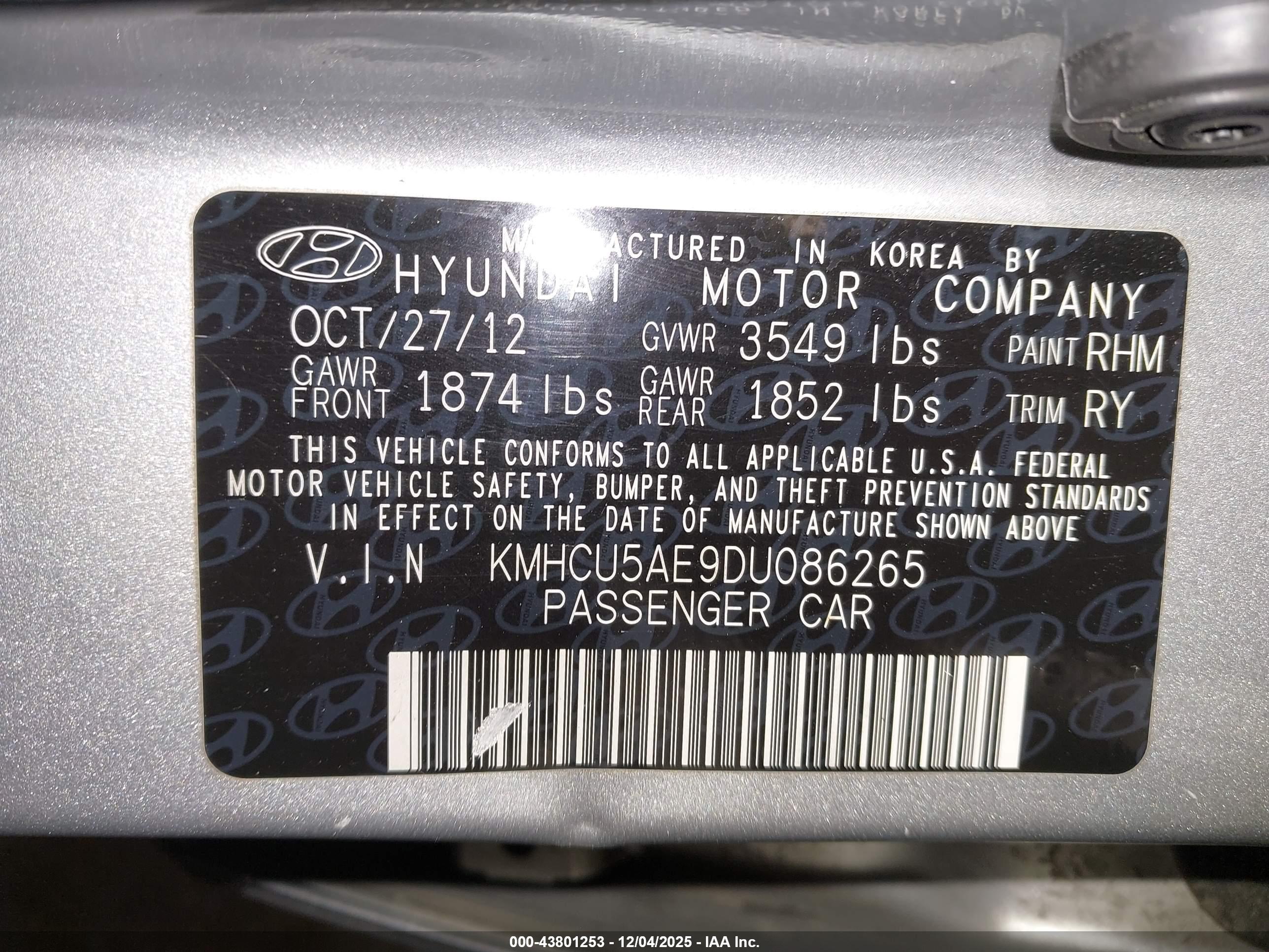 HYUNDAI ACCENT image 9