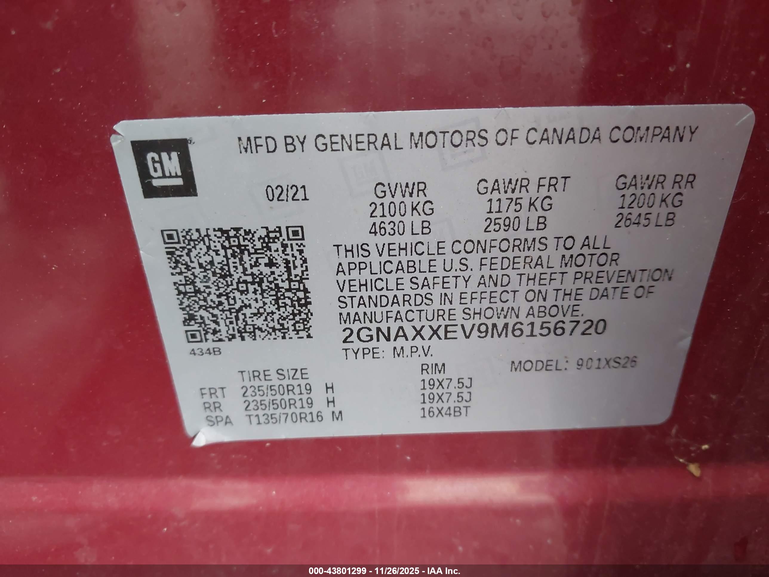 CHEVROLET EQUINOX image 9