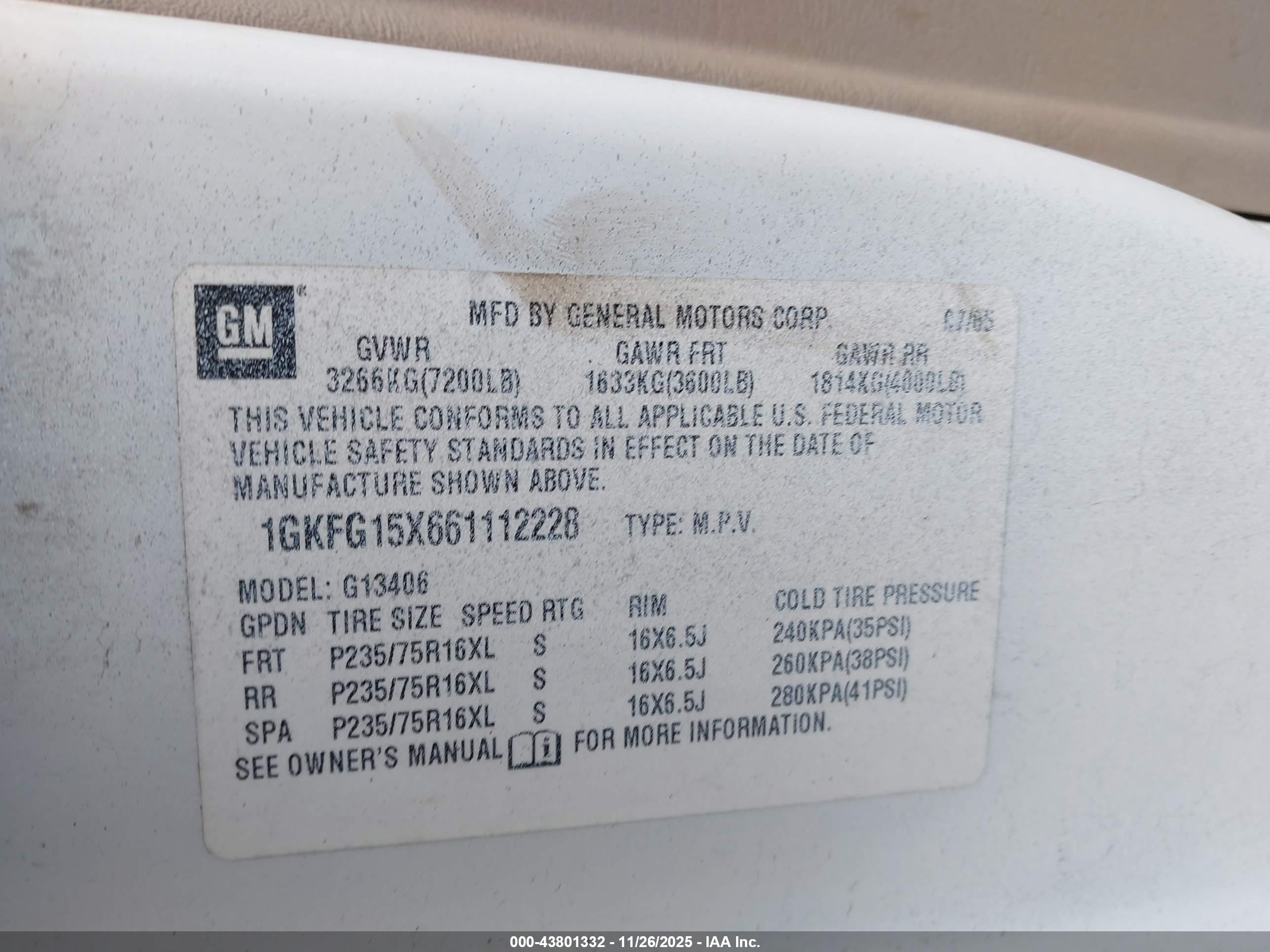 GMC SAVANA image 9