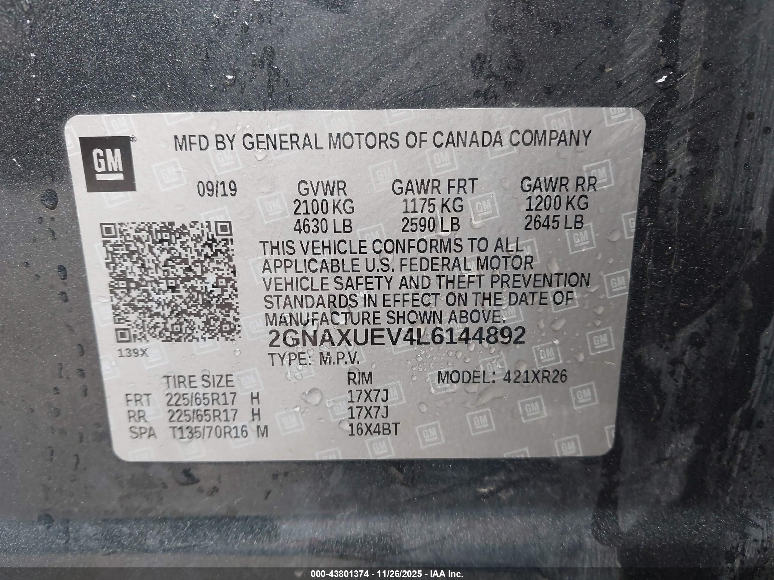 CHEVROLET EQUINOX image 9