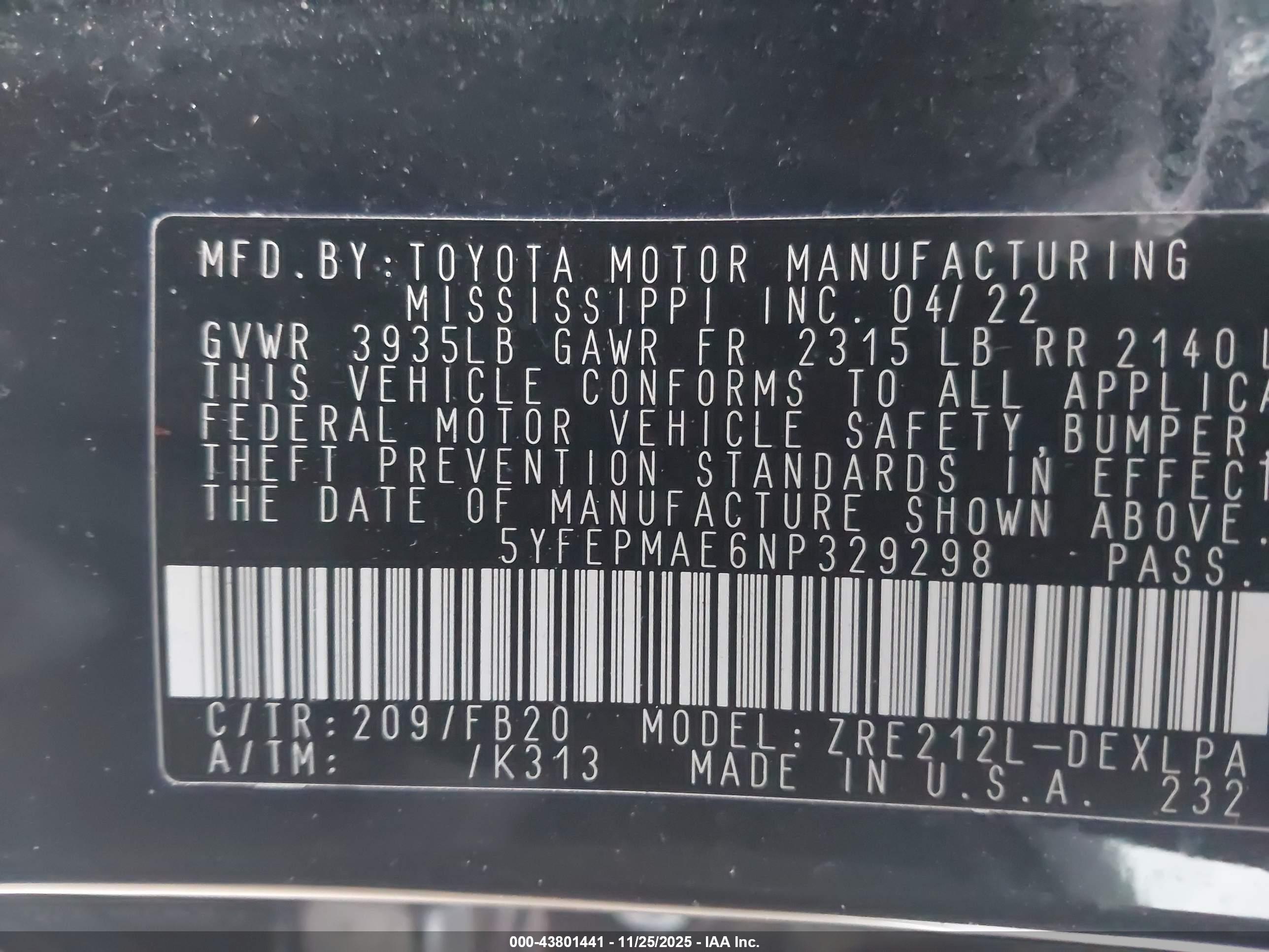 TOYOTA COROLLA image 9