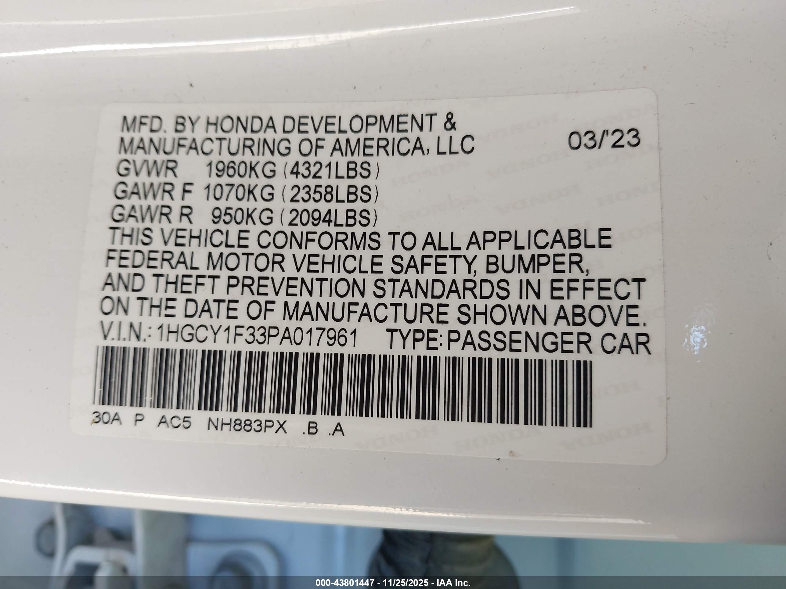 HONDA ACCORD image 9