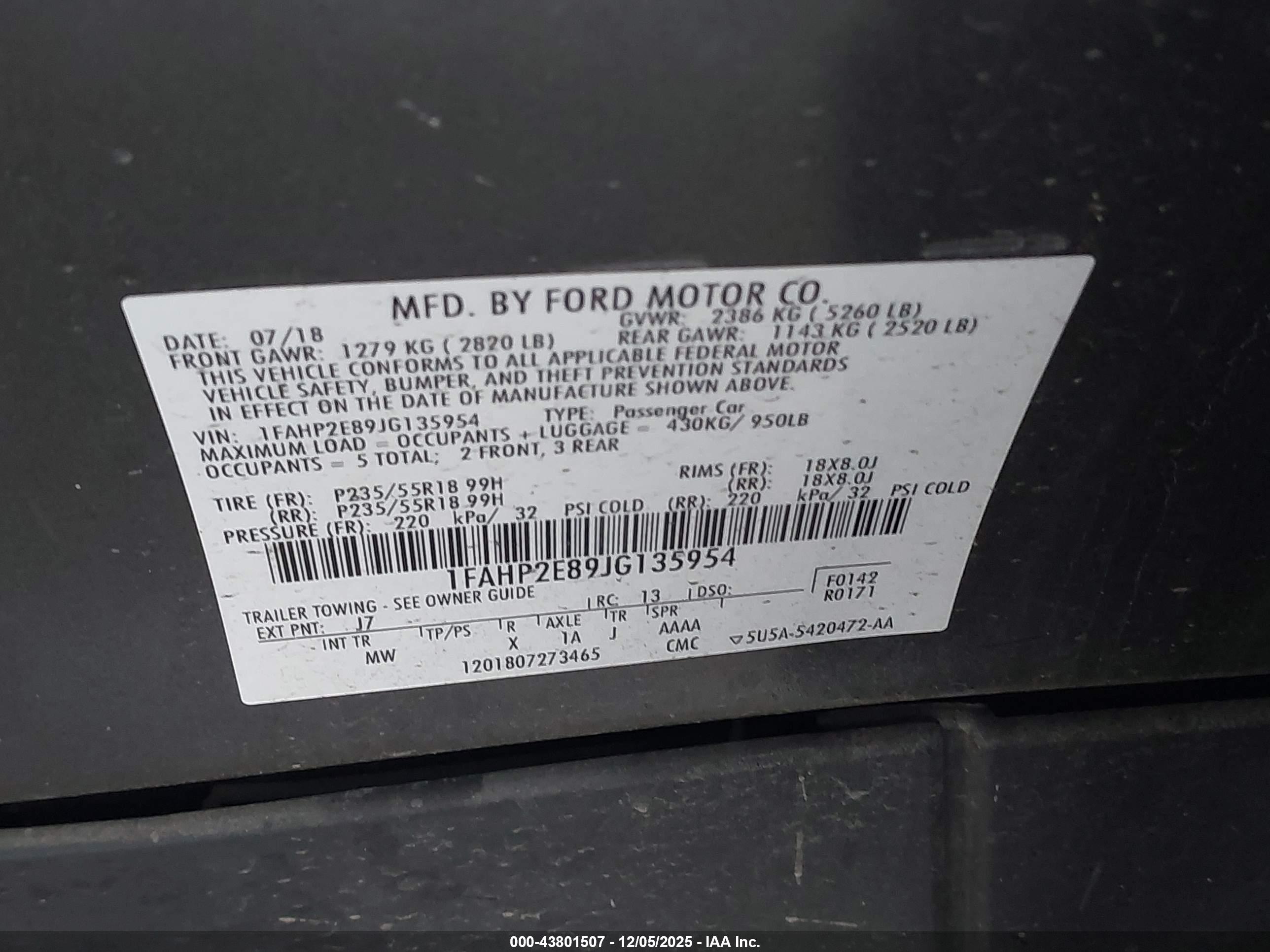FORD TAURUS image 9