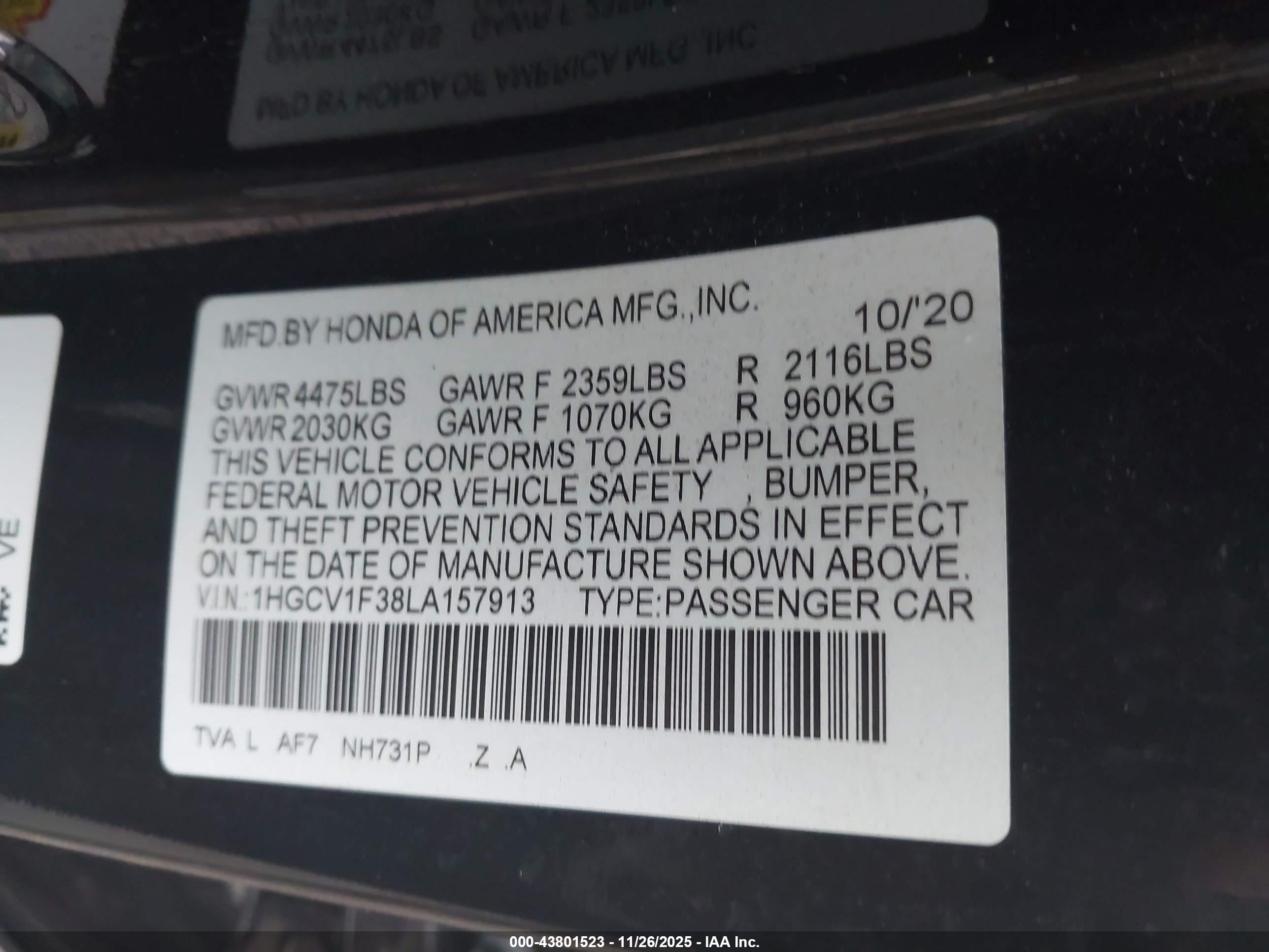 HONDA ACCORD image 9