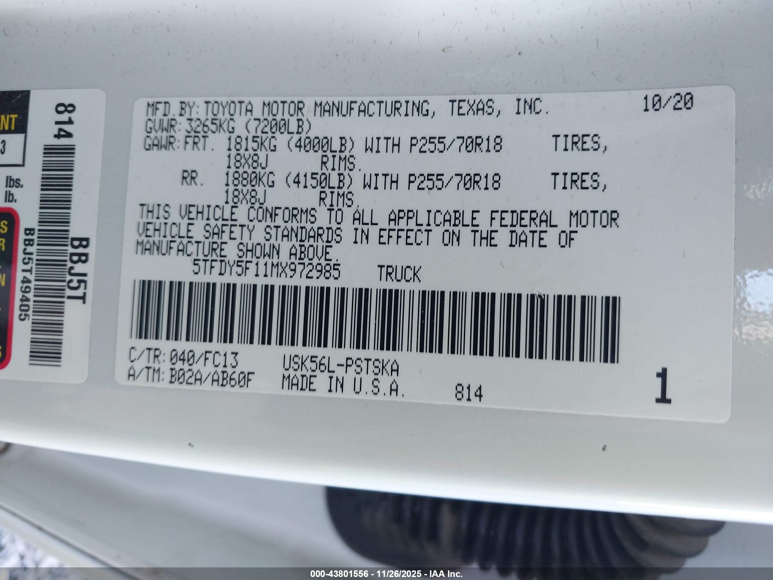 TOYOTA TUNDRA image 9