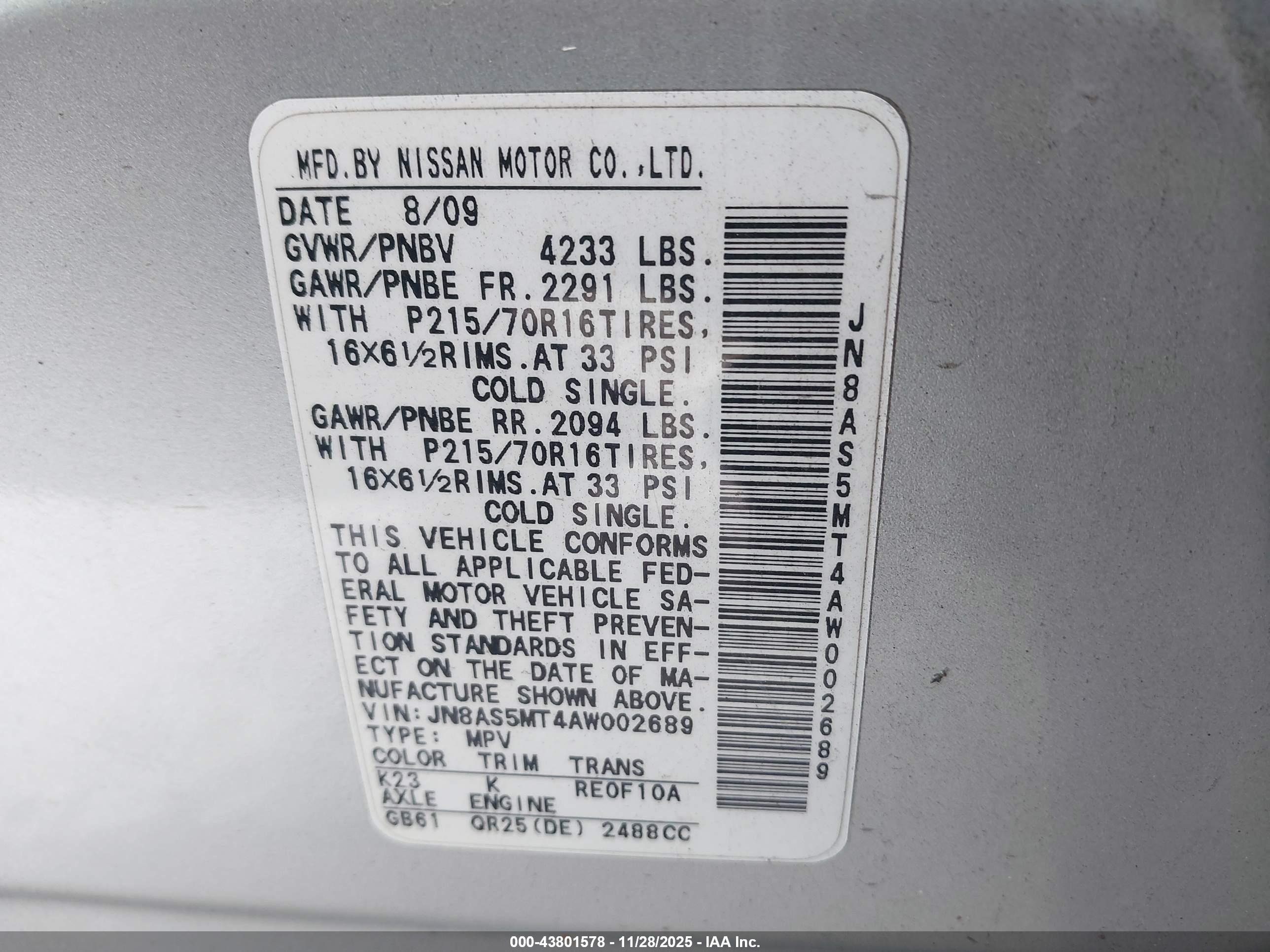 NISSAN ROGUE image 9