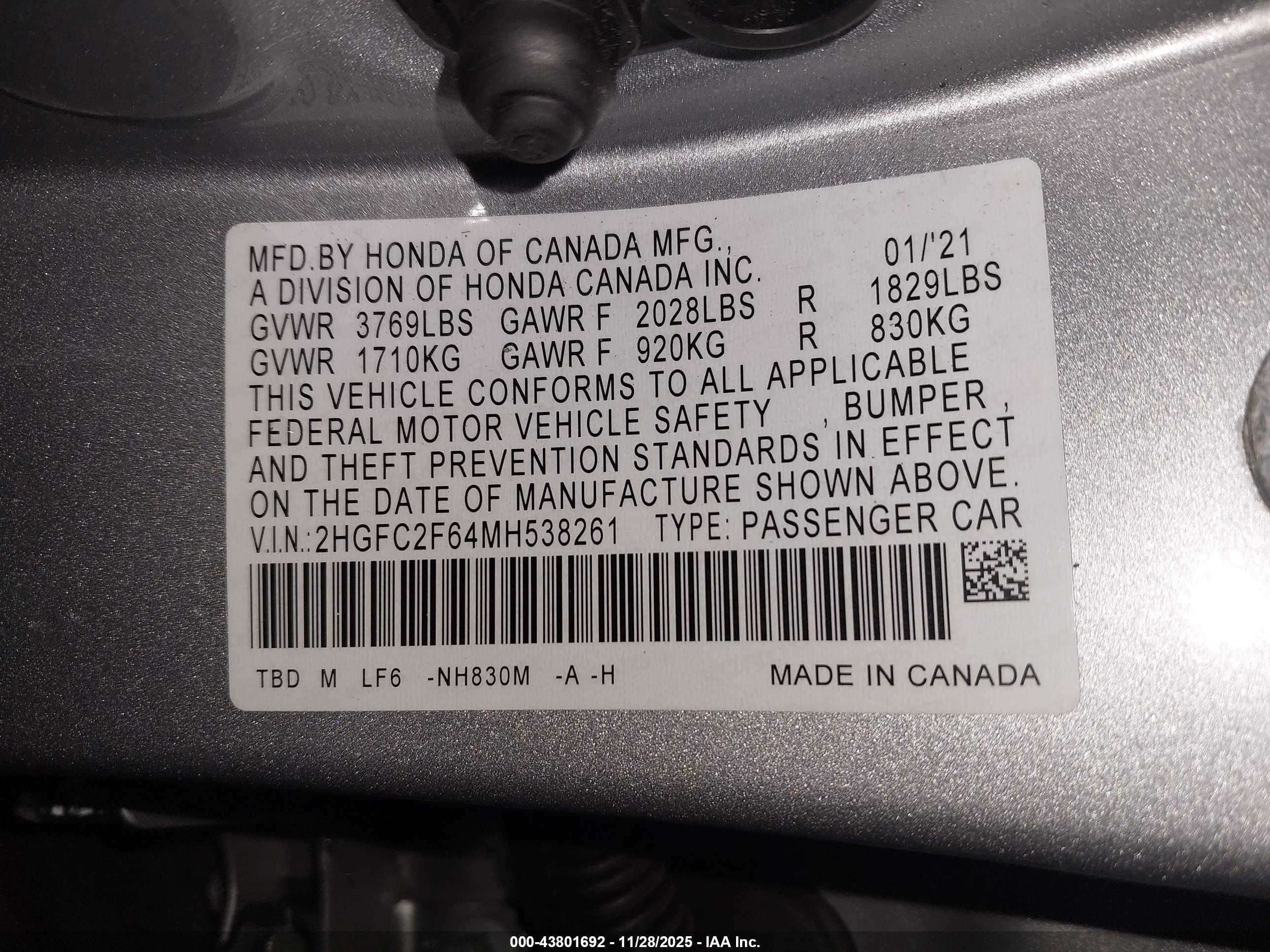 HONDA CIVIC image 9