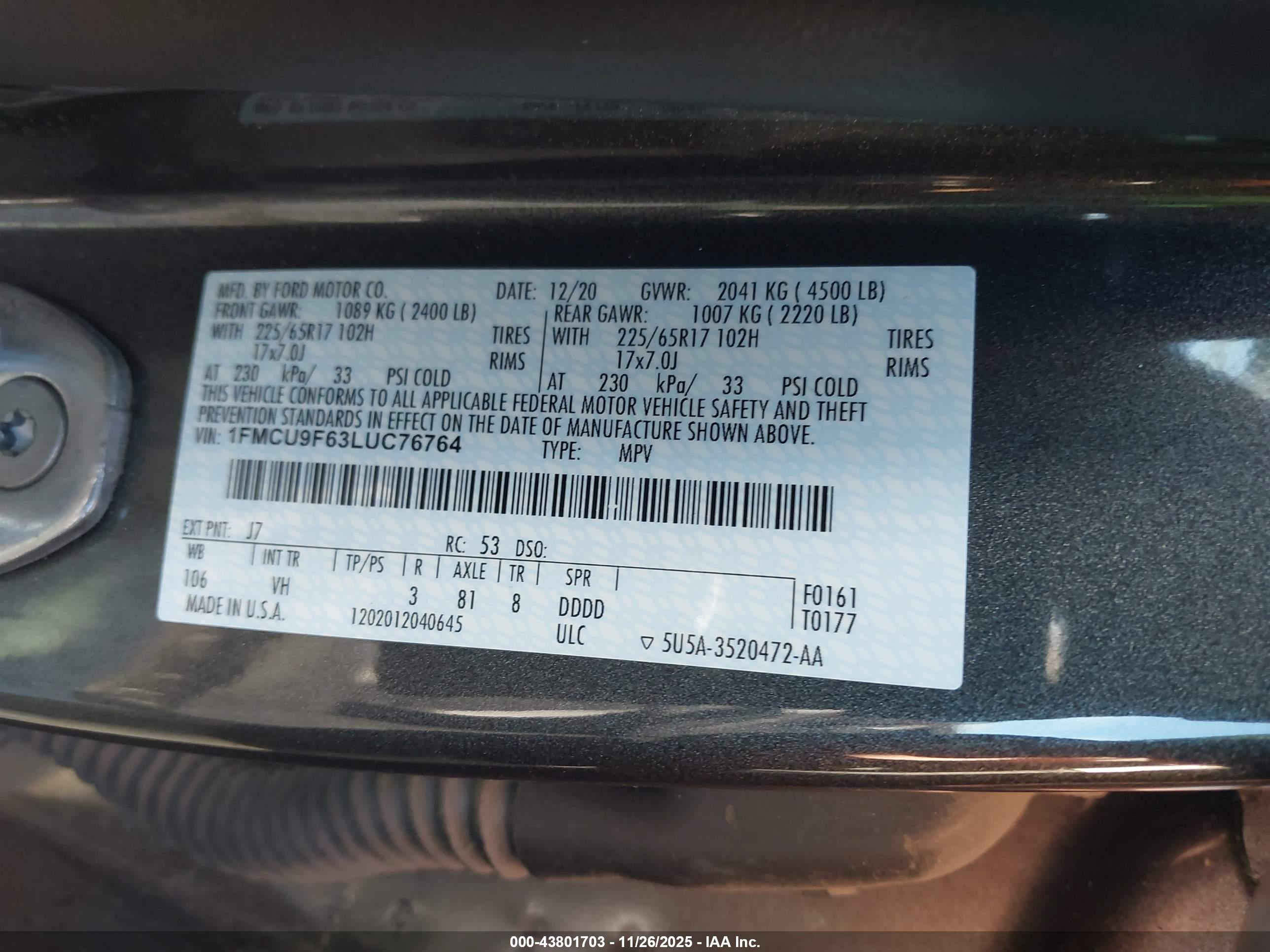 FORD ESCAPE image 9