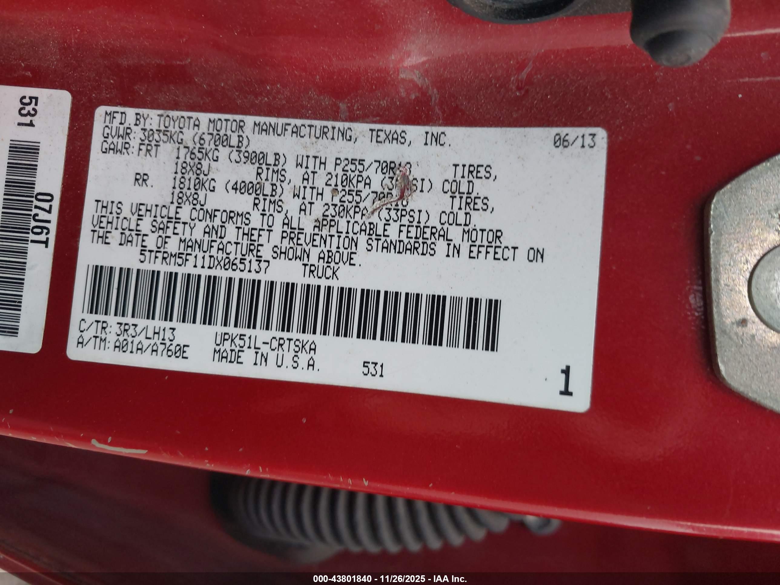 TOYOTA TUNDRA image 9