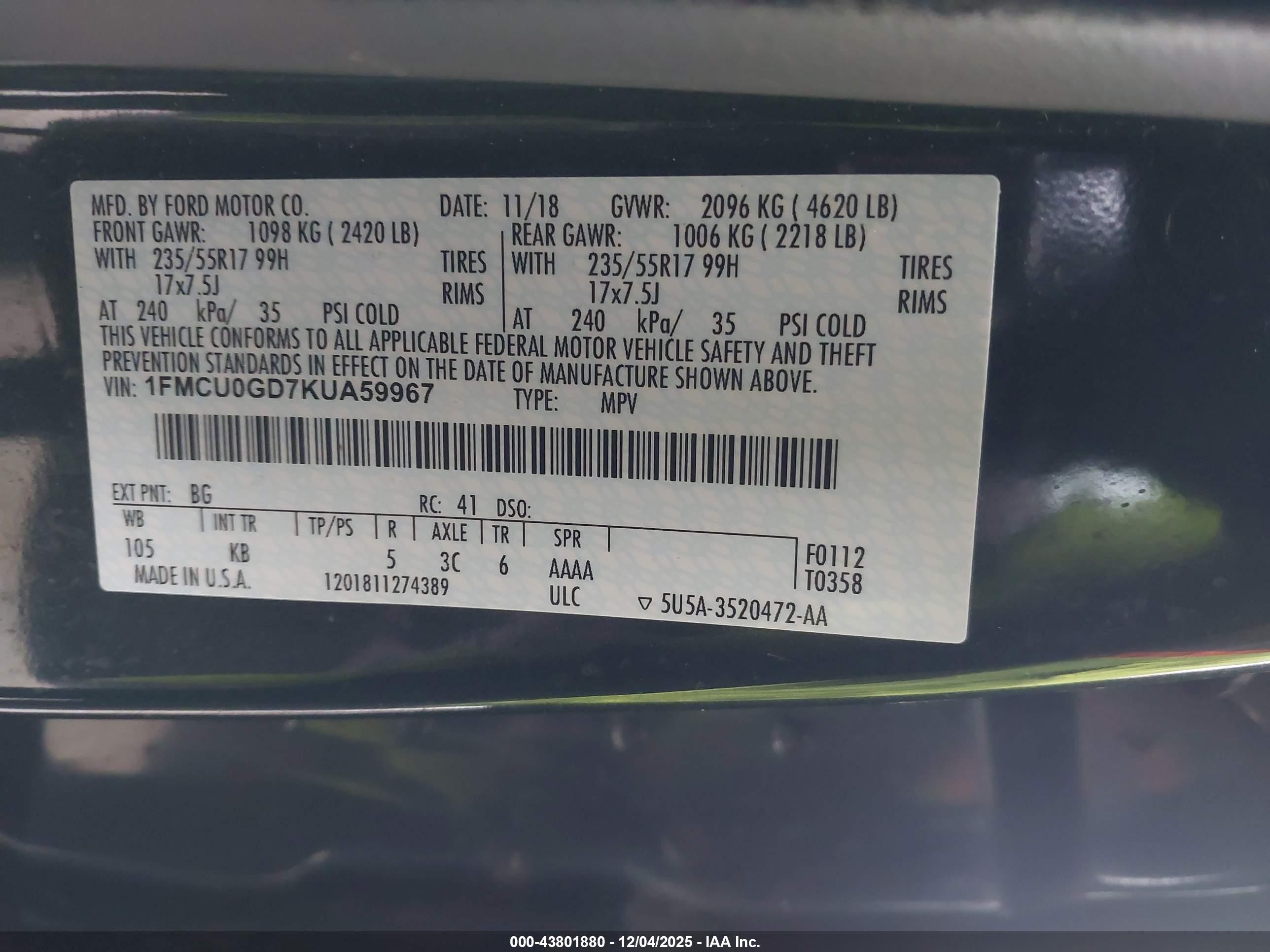 FORD ESCAPE image 9