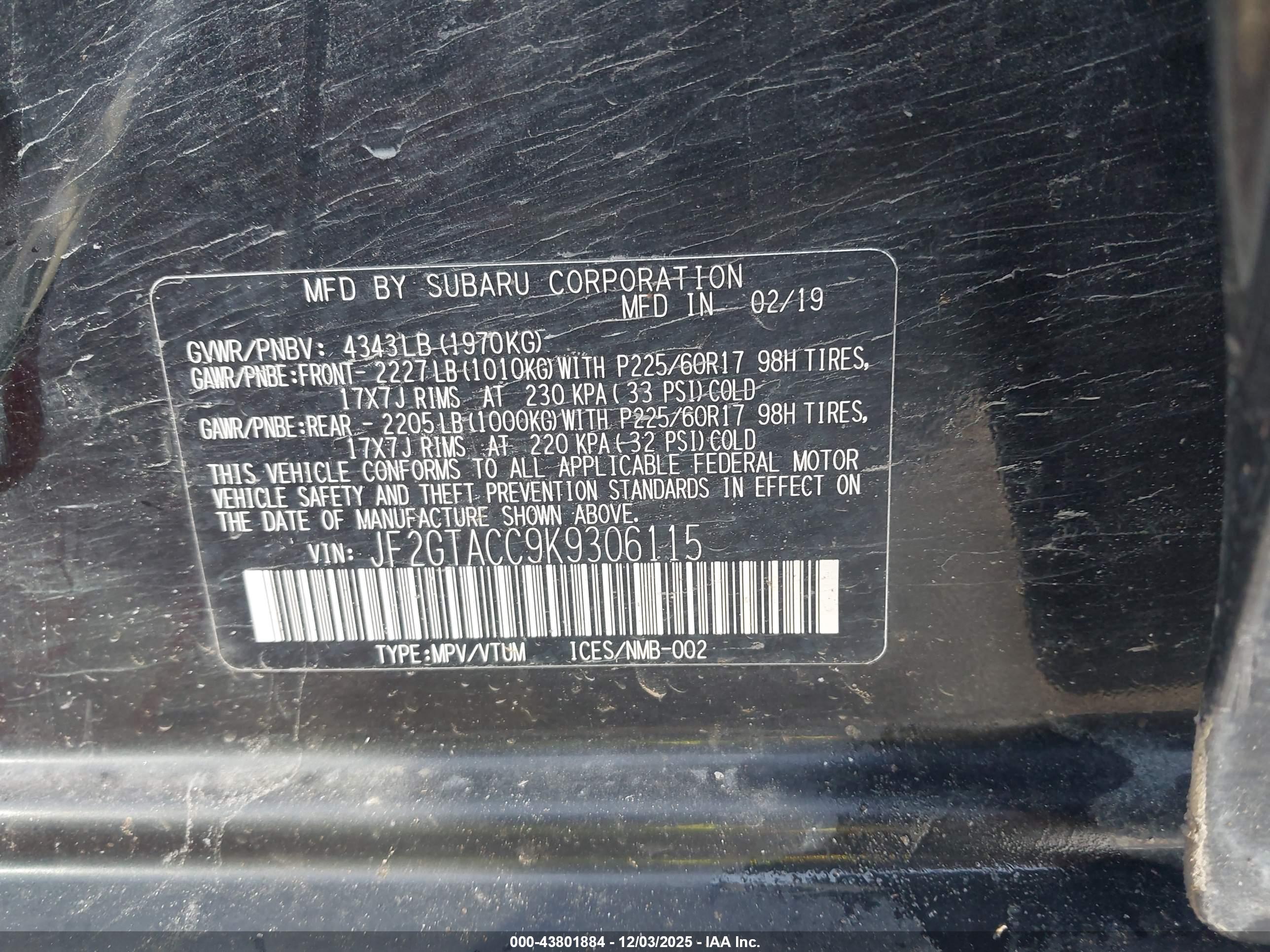 SUBARU CROSSTREK image 9