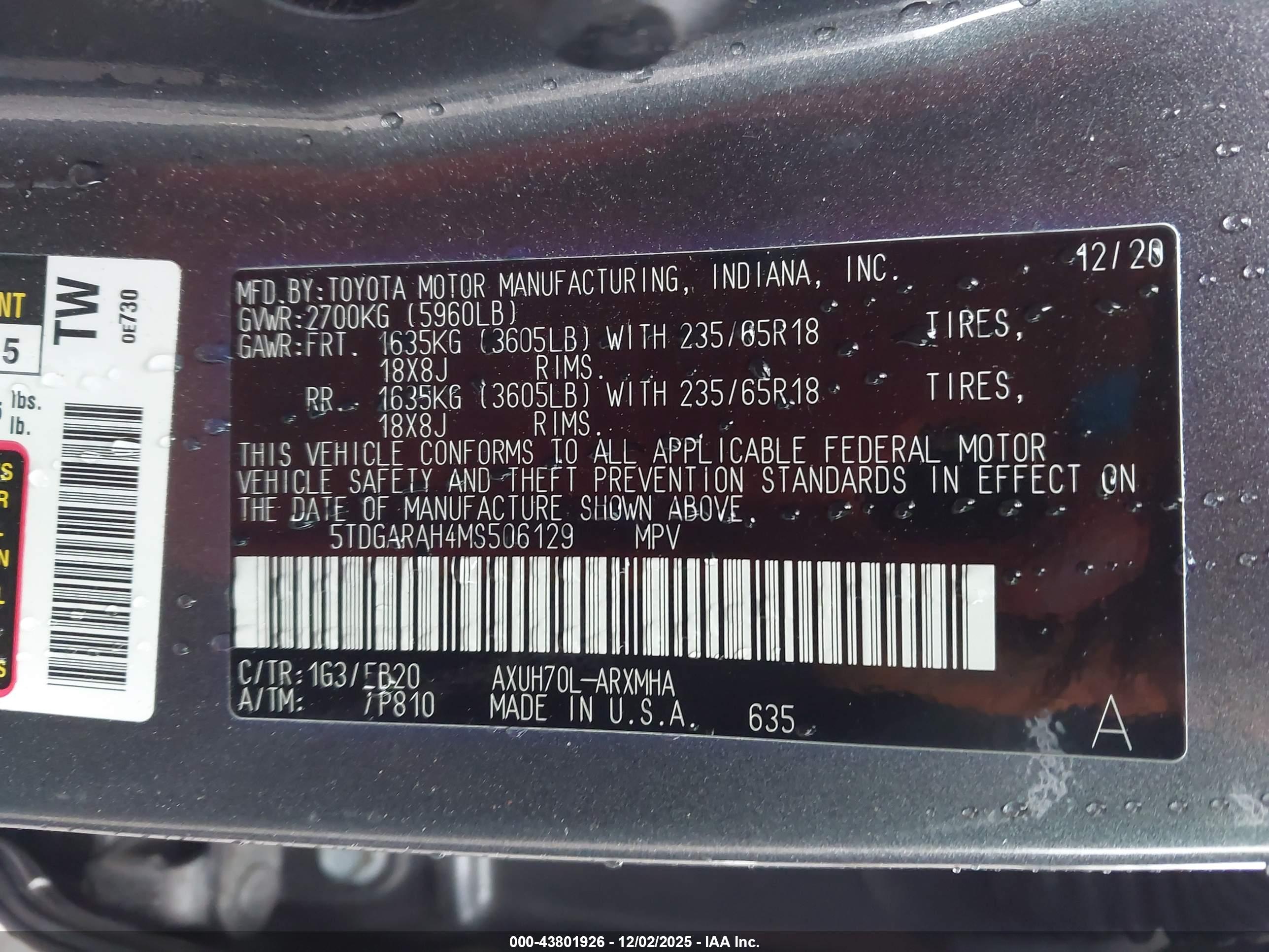 TOYOTA HIGHLANDER image 9