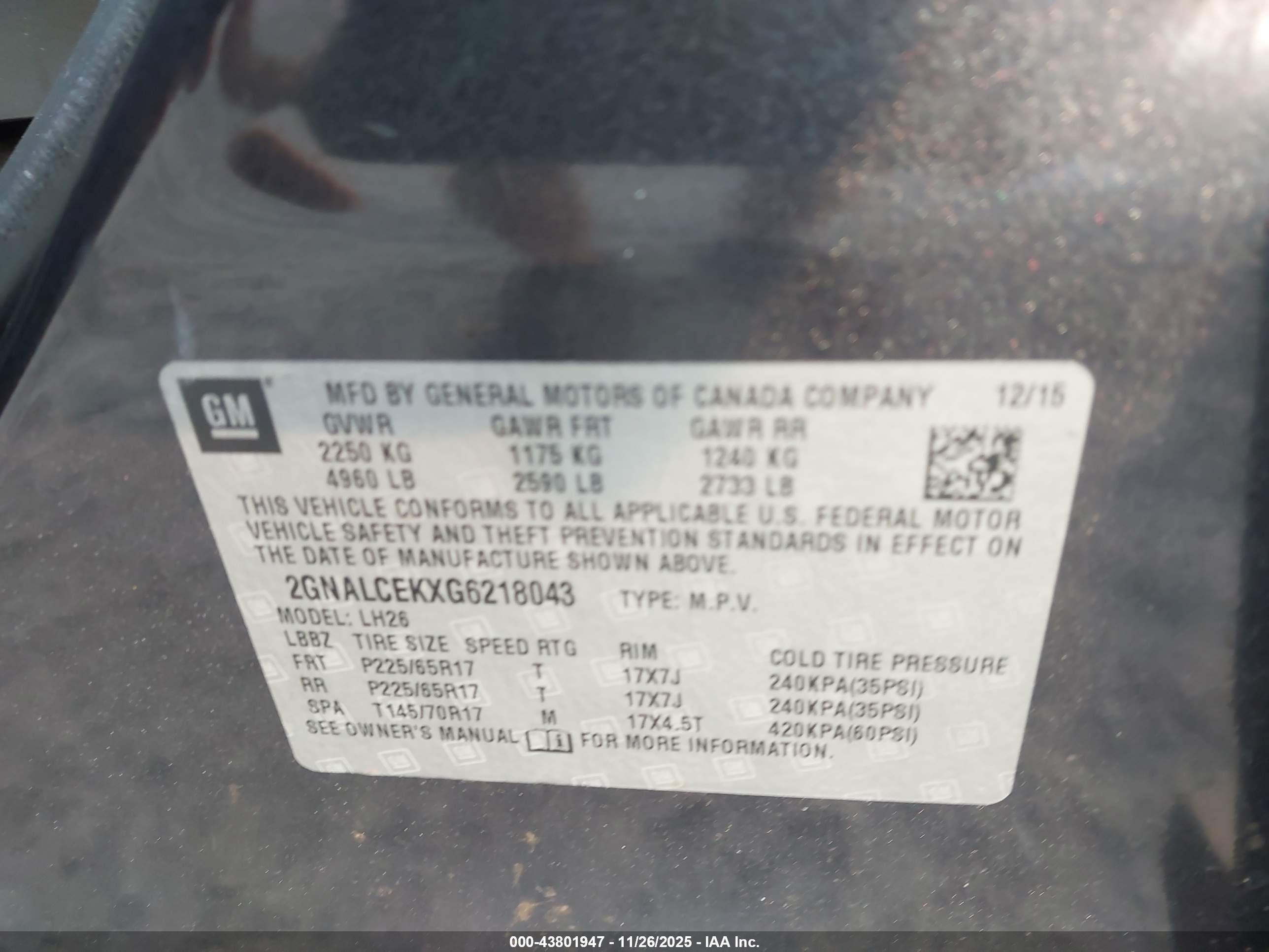 CHEVROLET EQUINOX image 9