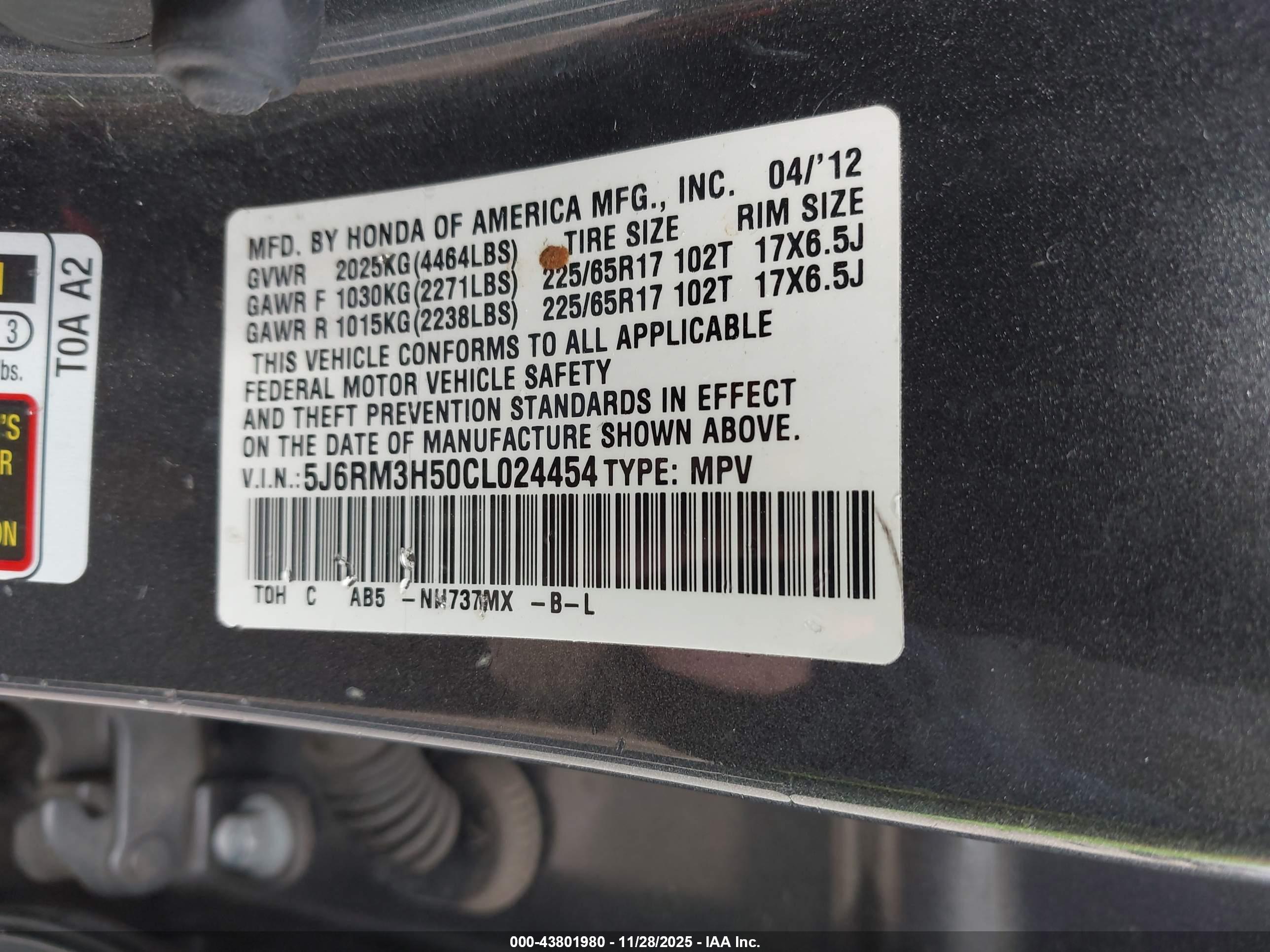 HONDA CR-V image 9