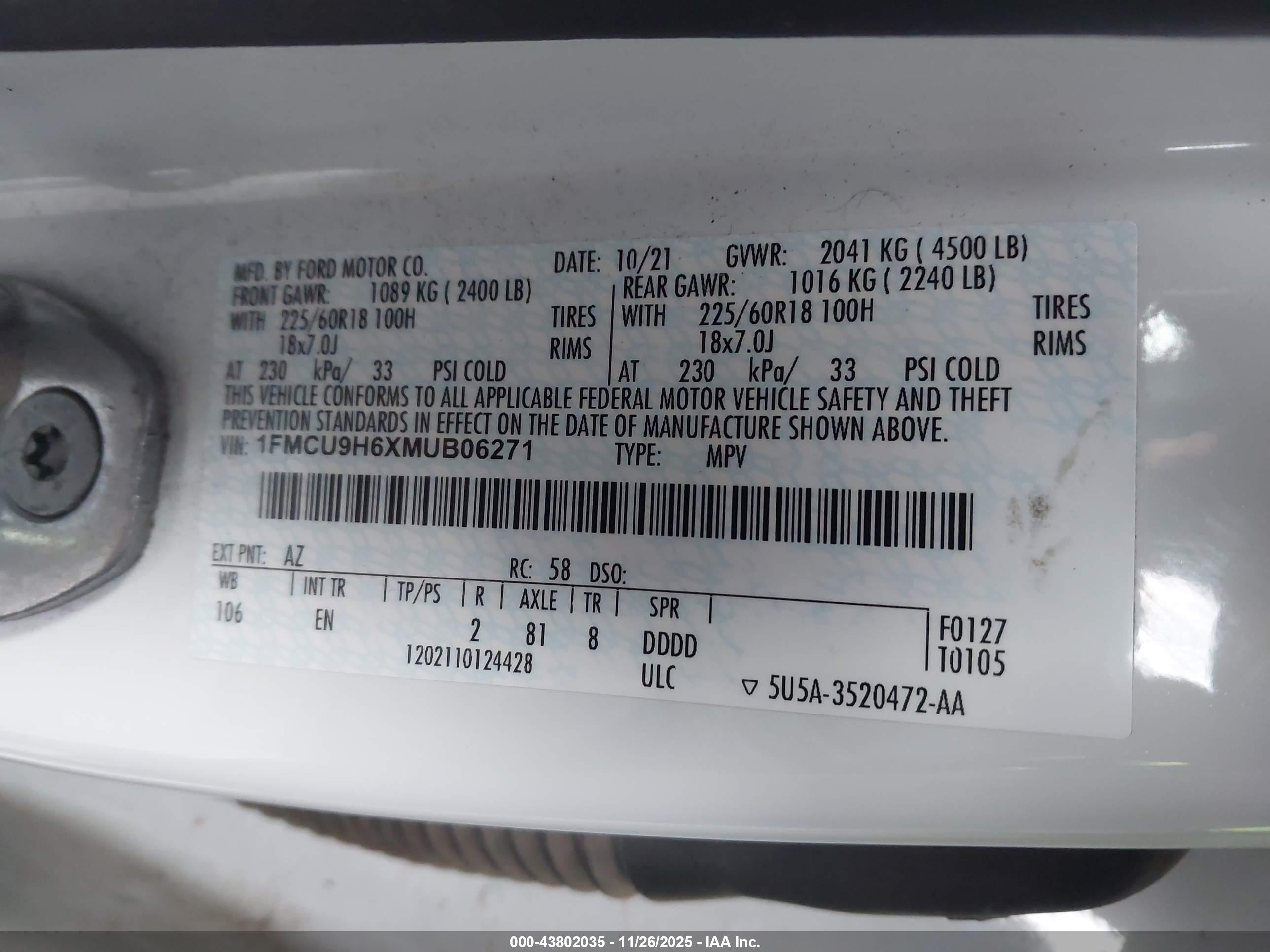 FORD ESCAPE image 9
