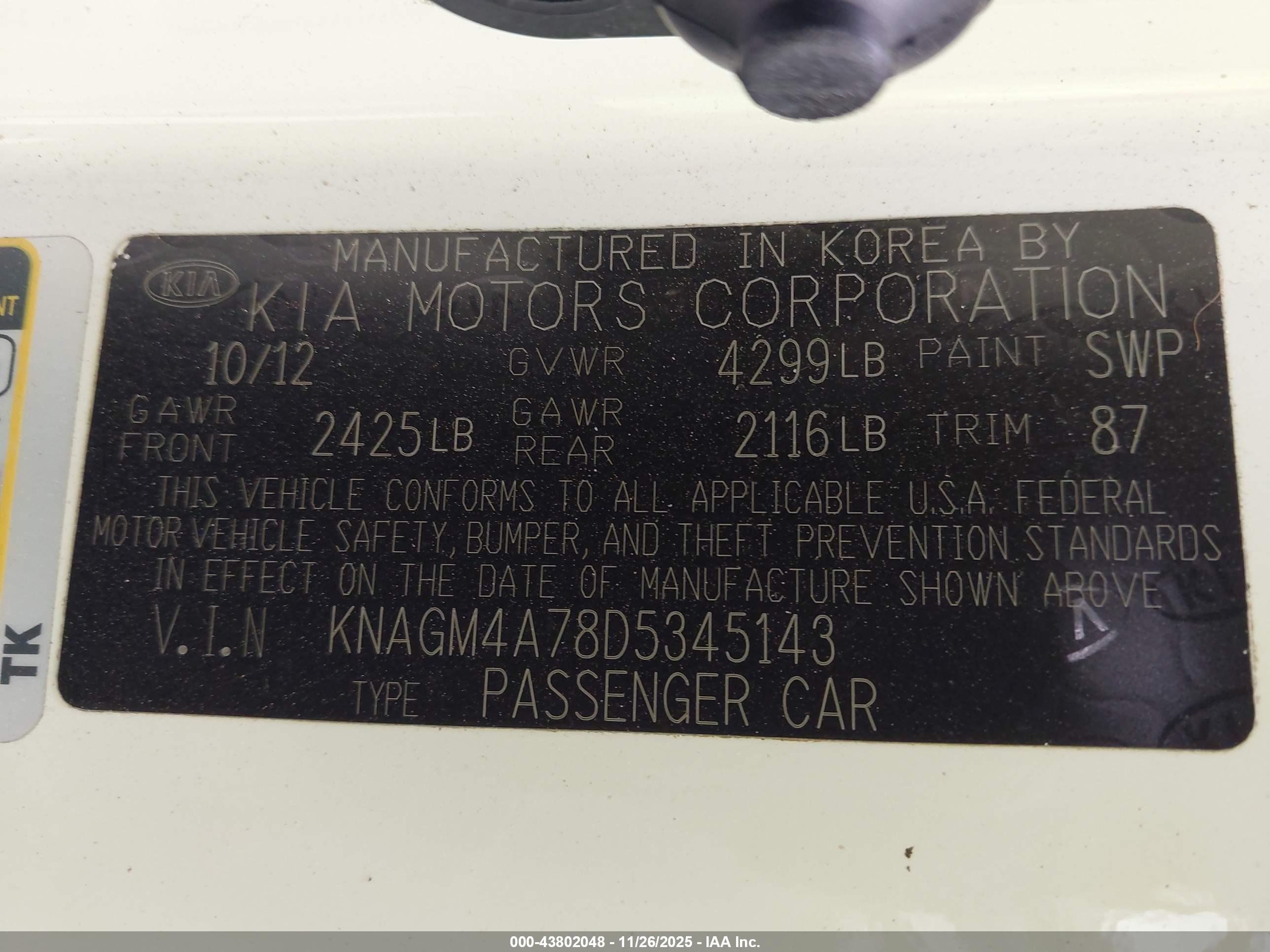 KIA OPTIMA image 9