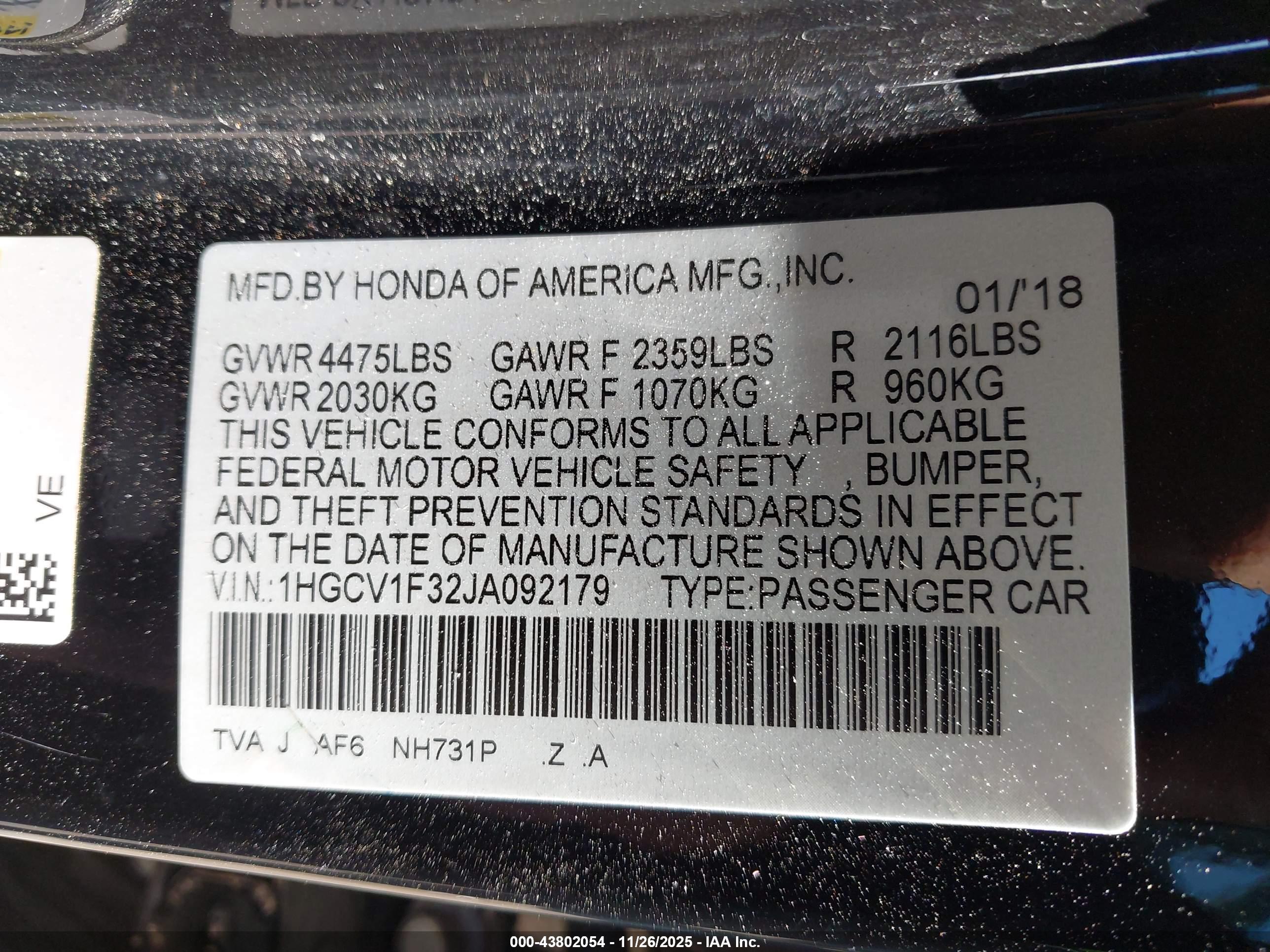 HONDA ACCORD image 9