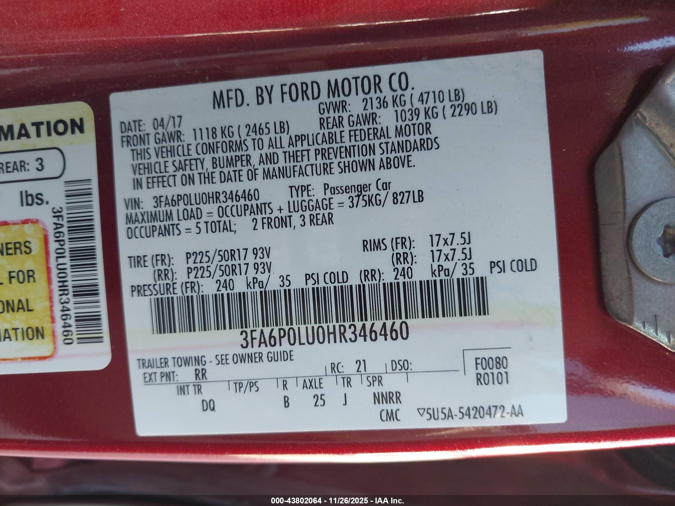 FORD FUSION image 9