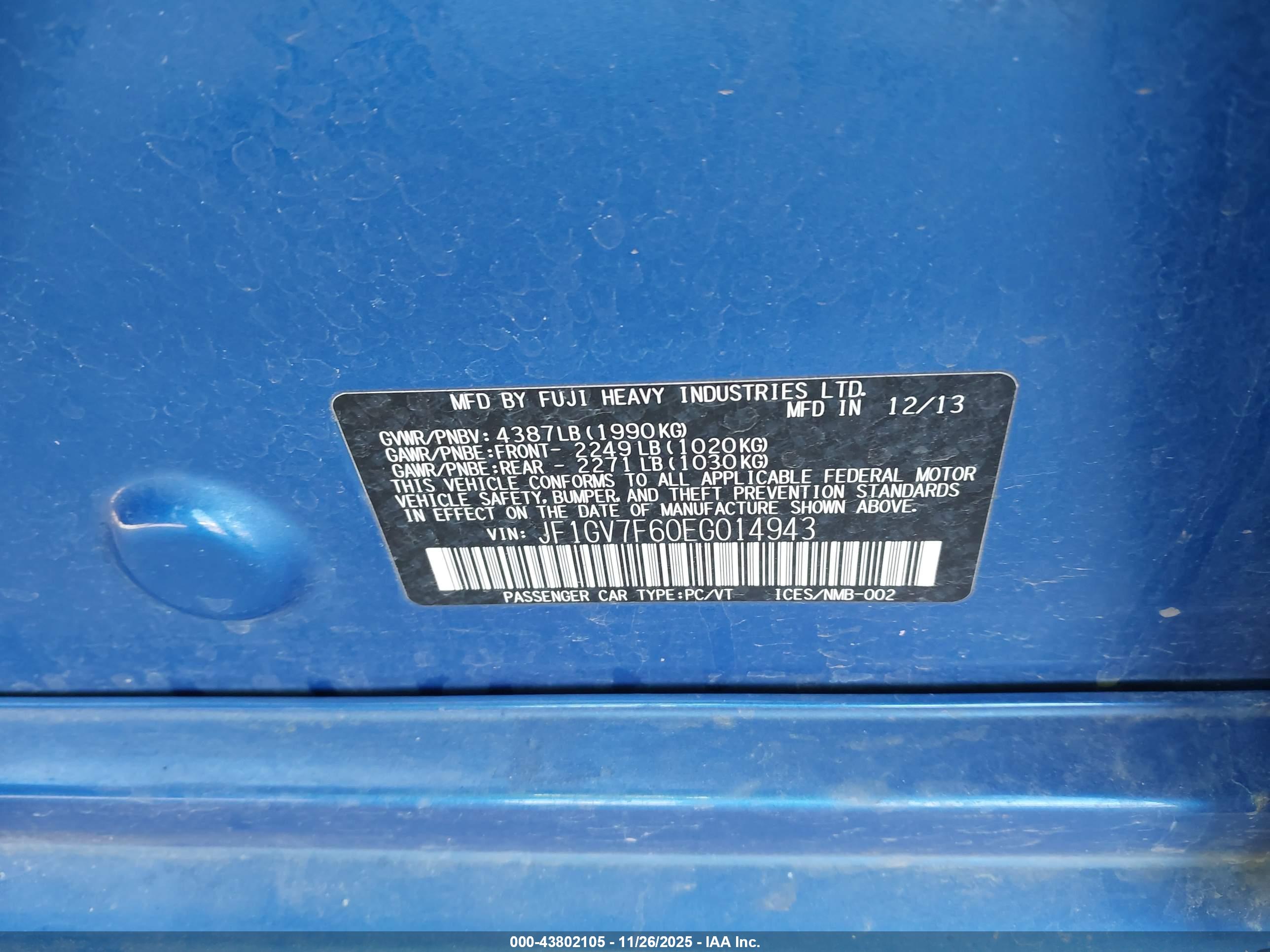 SUBARU IMPREZA image 9