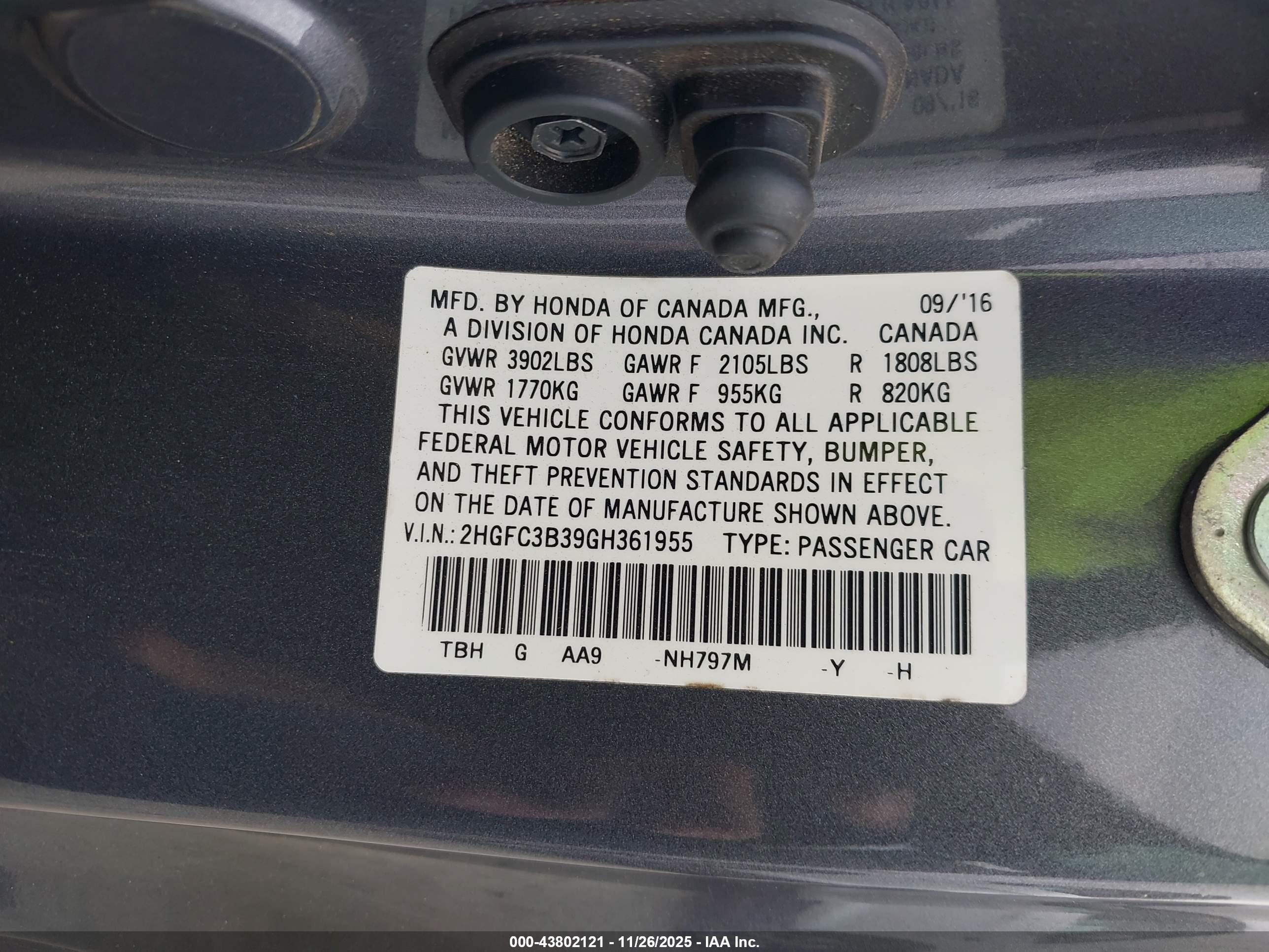 HONDA CIVIC image 9