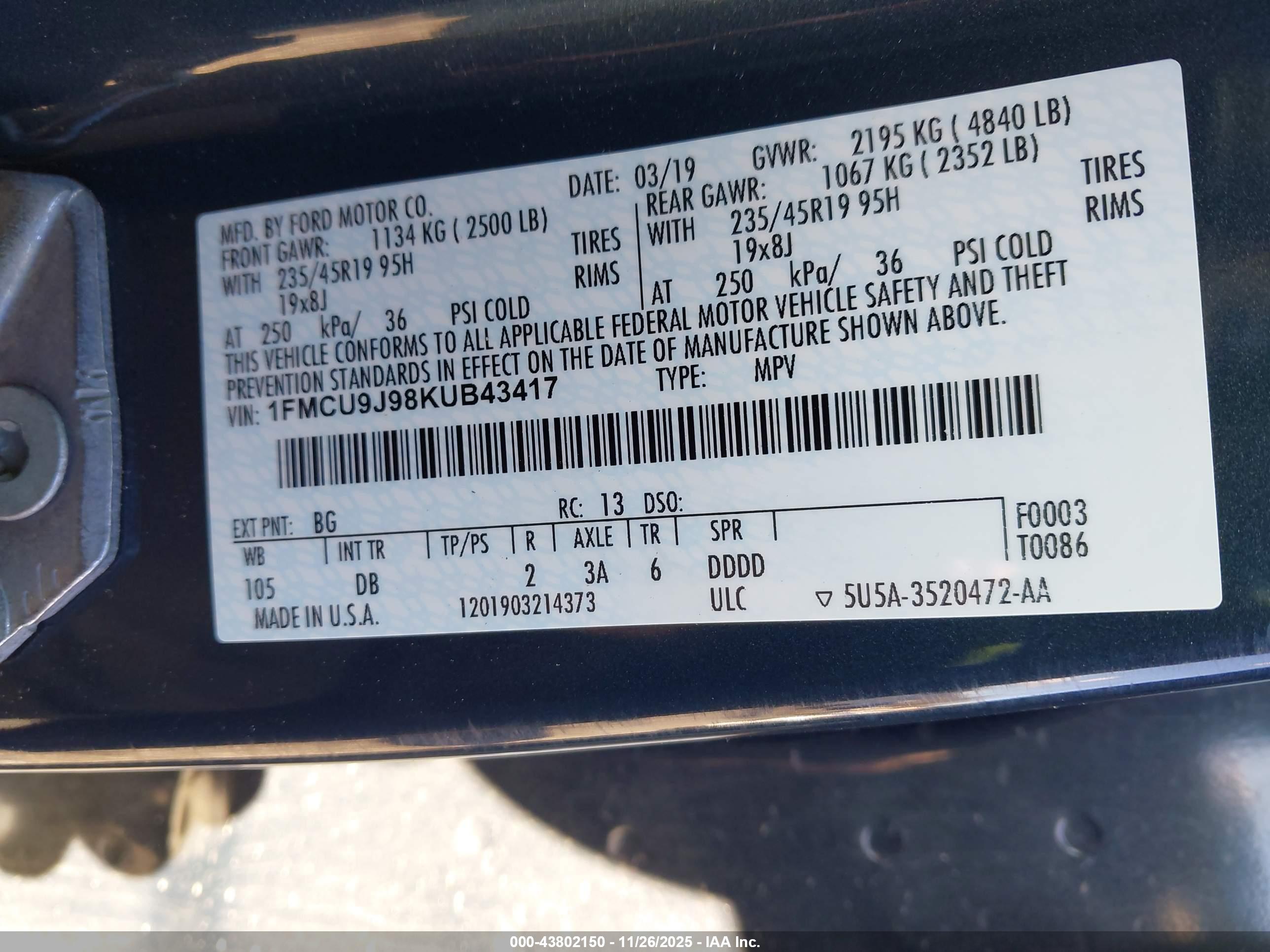 FORD ESCAPE image 9