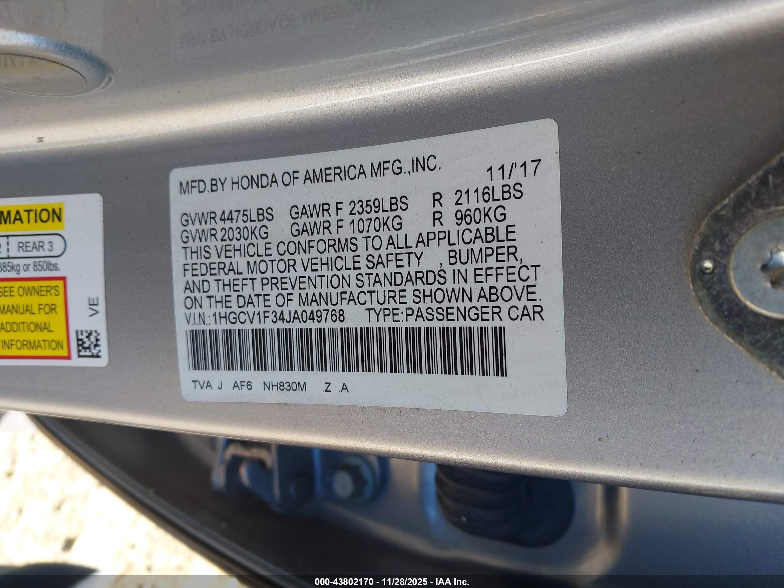 HONDA ACCORD image 9