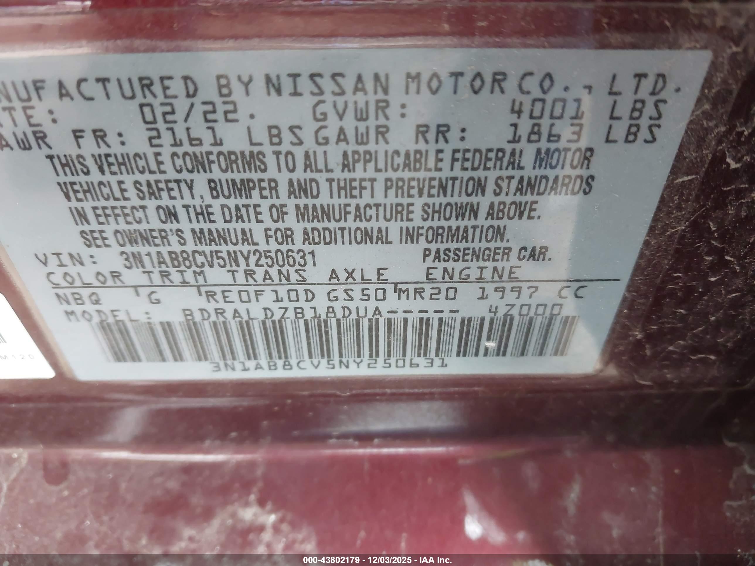 NISSAN SENTRA image 9