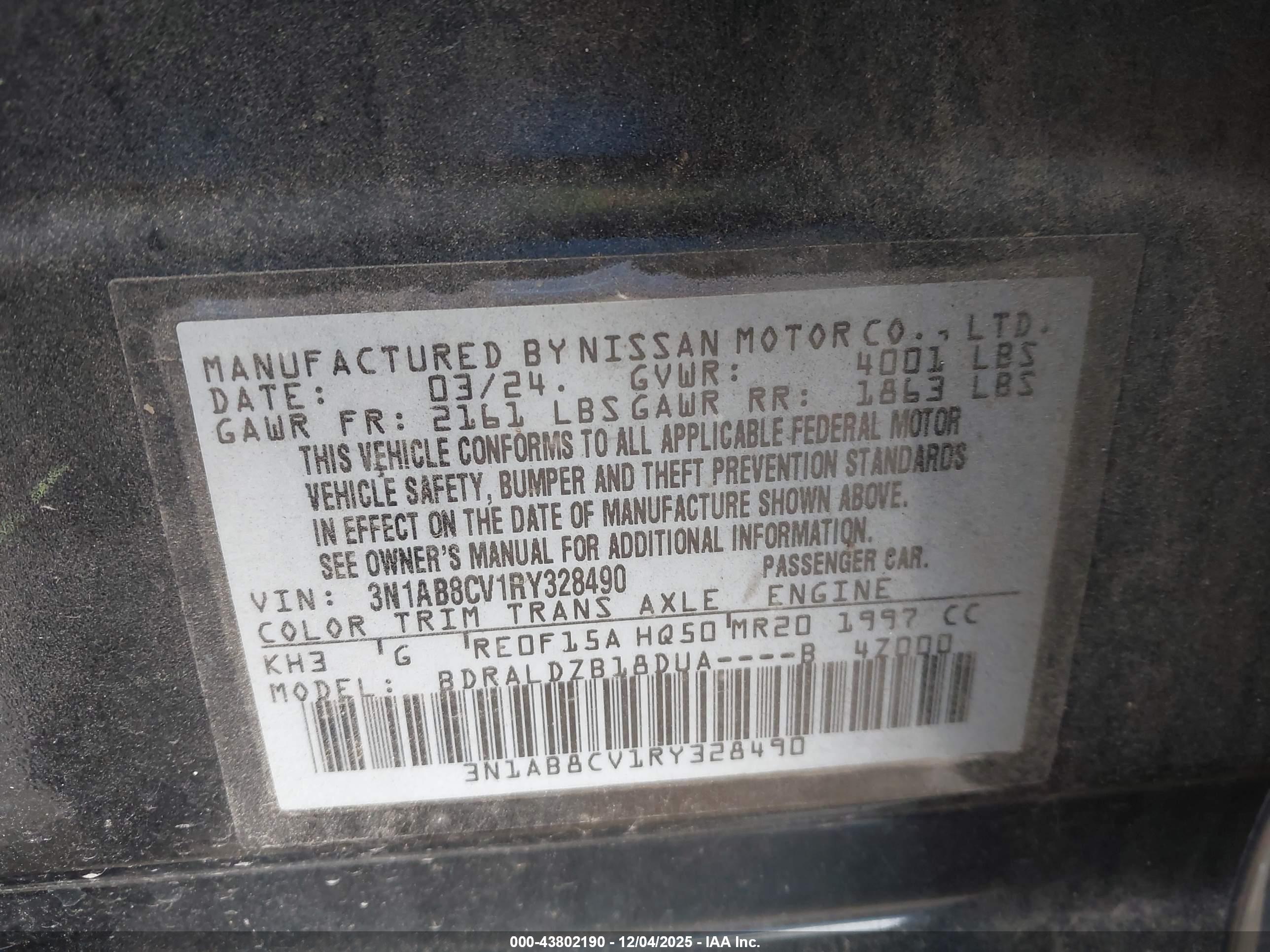 NISSAN SENTRA image 9