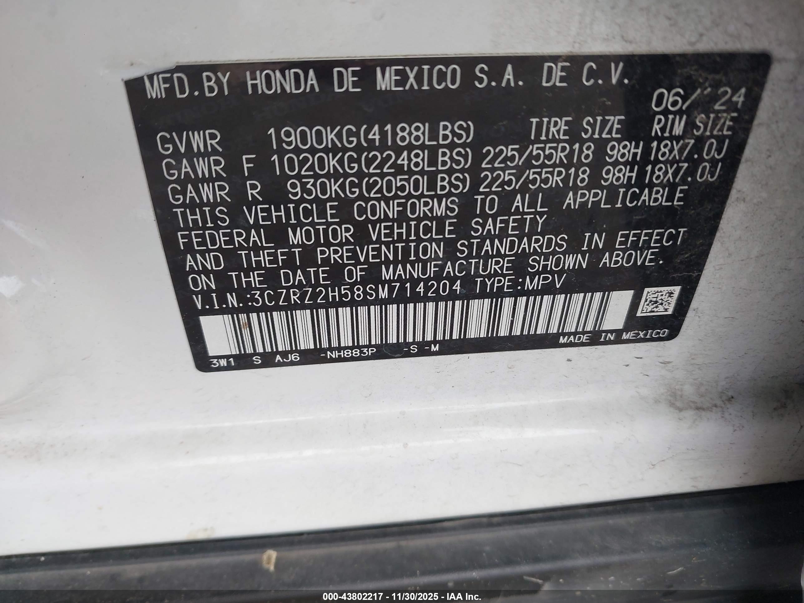 HONDA HR-V image 9