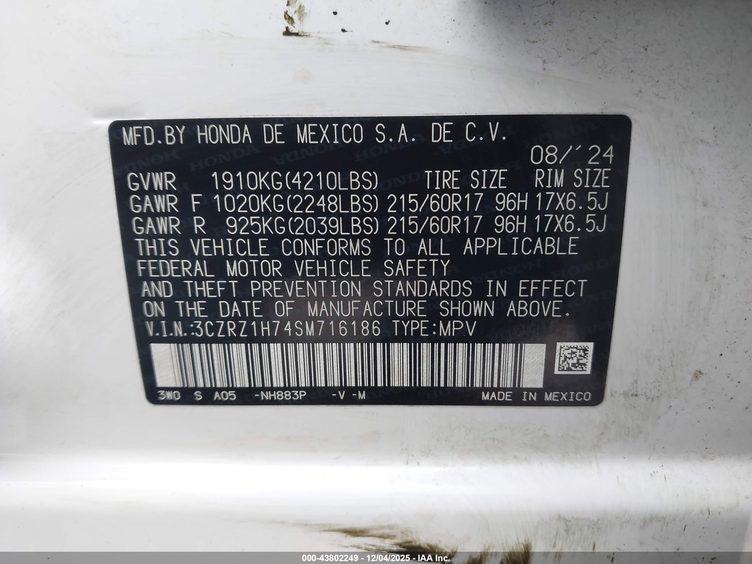 HONDA HR-V image 9