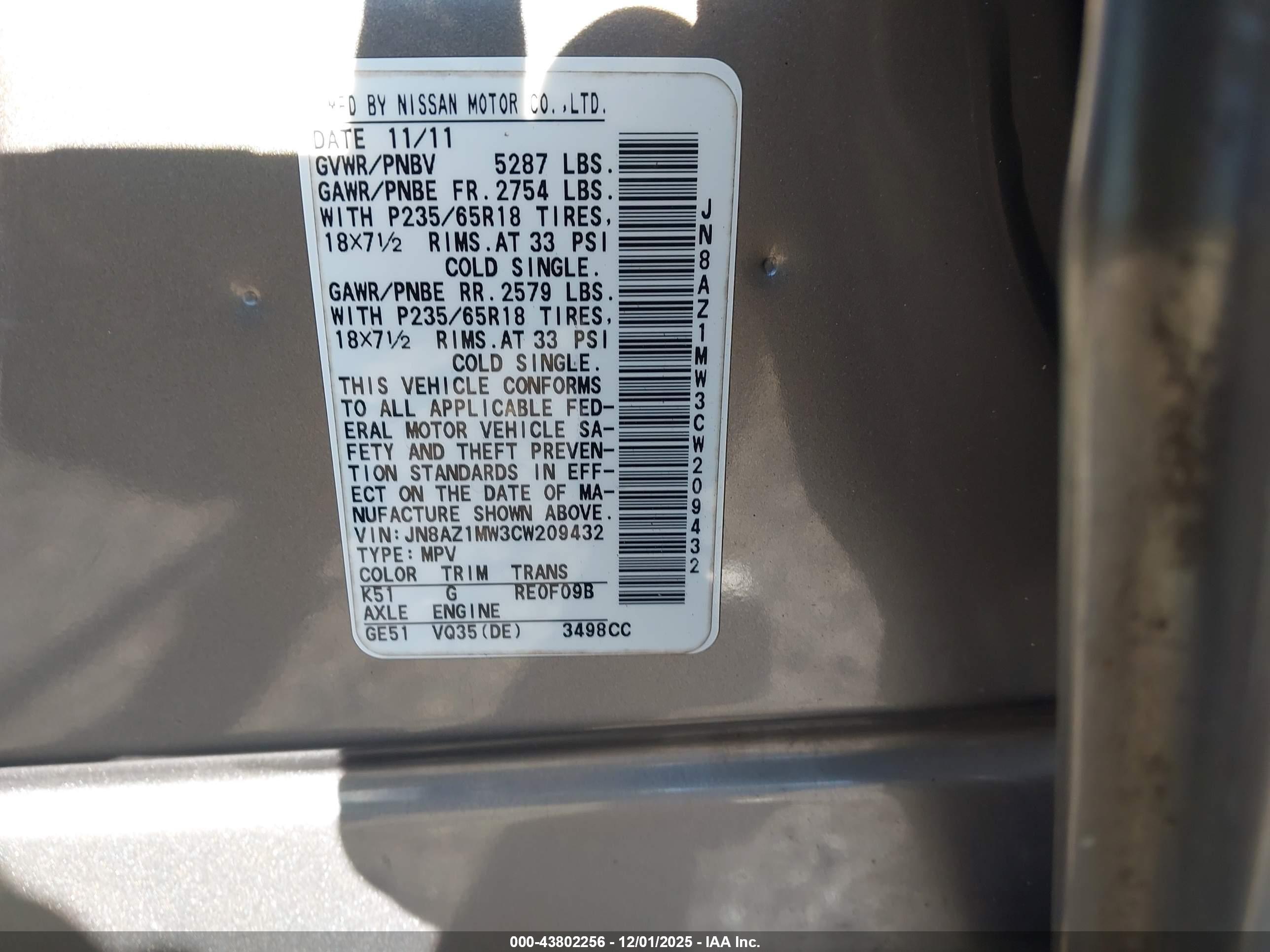 NISSAN MURANO image 9
