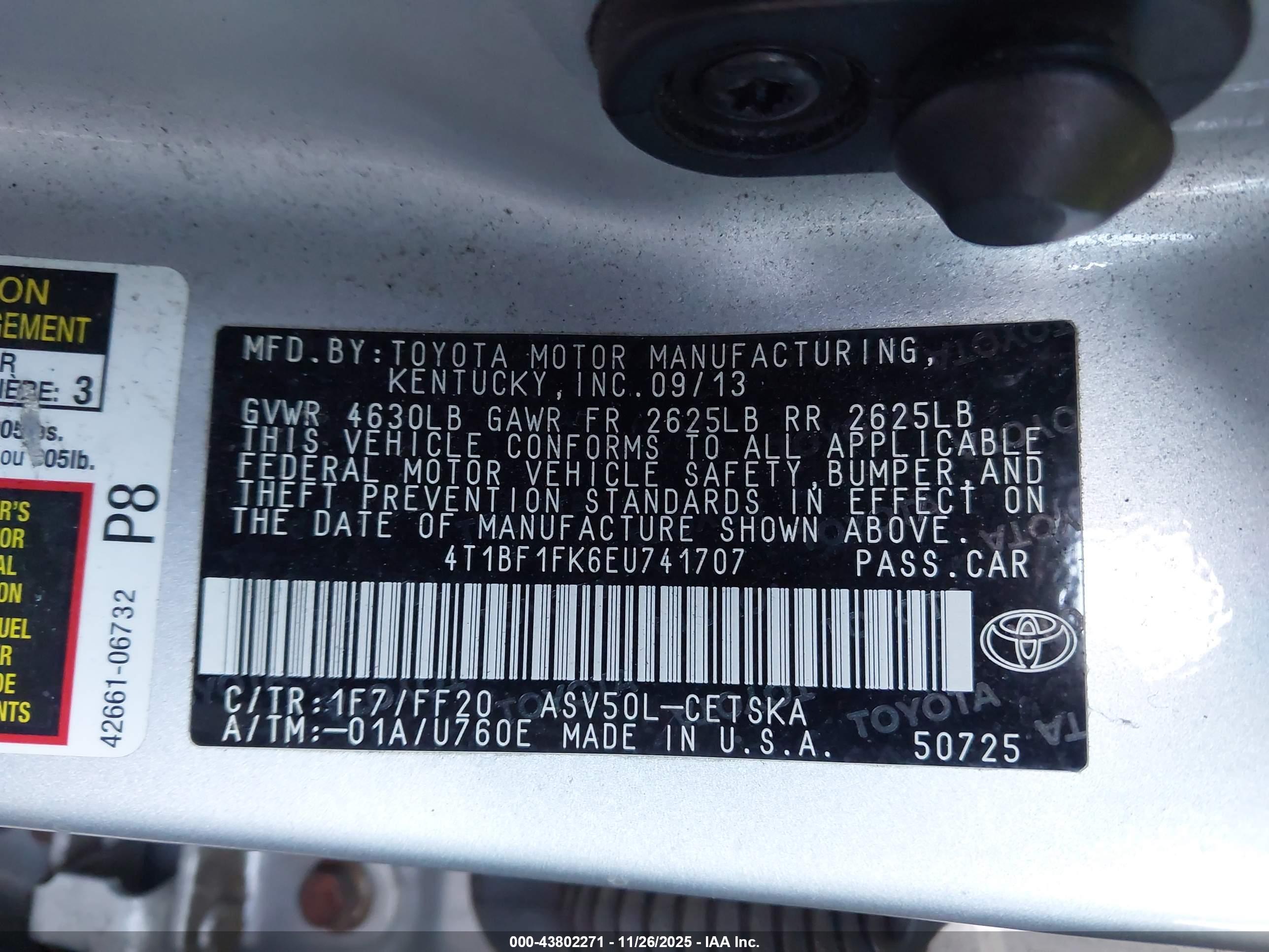 TOYOTA CAMRY image 9