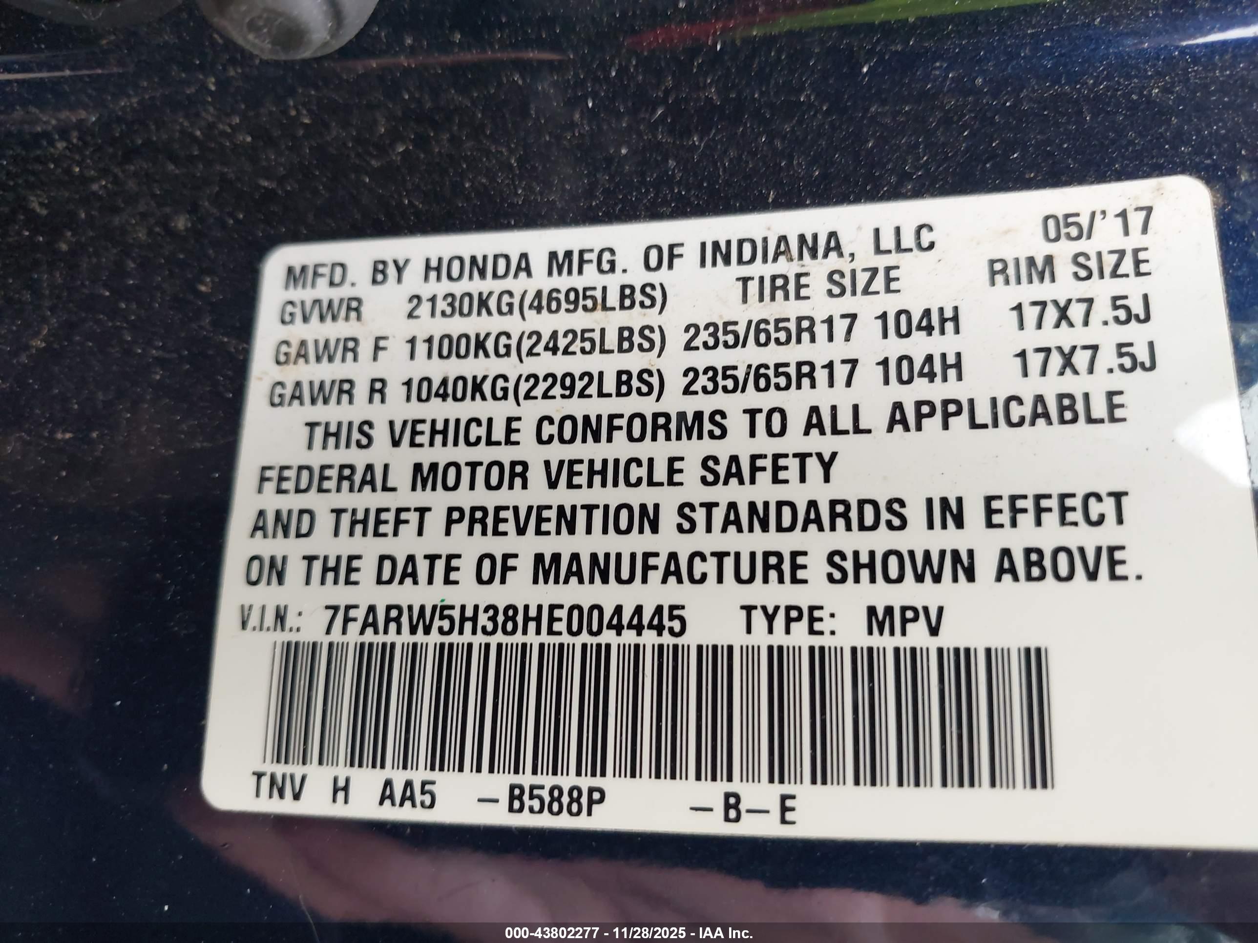 HONDA CR-V image 9
