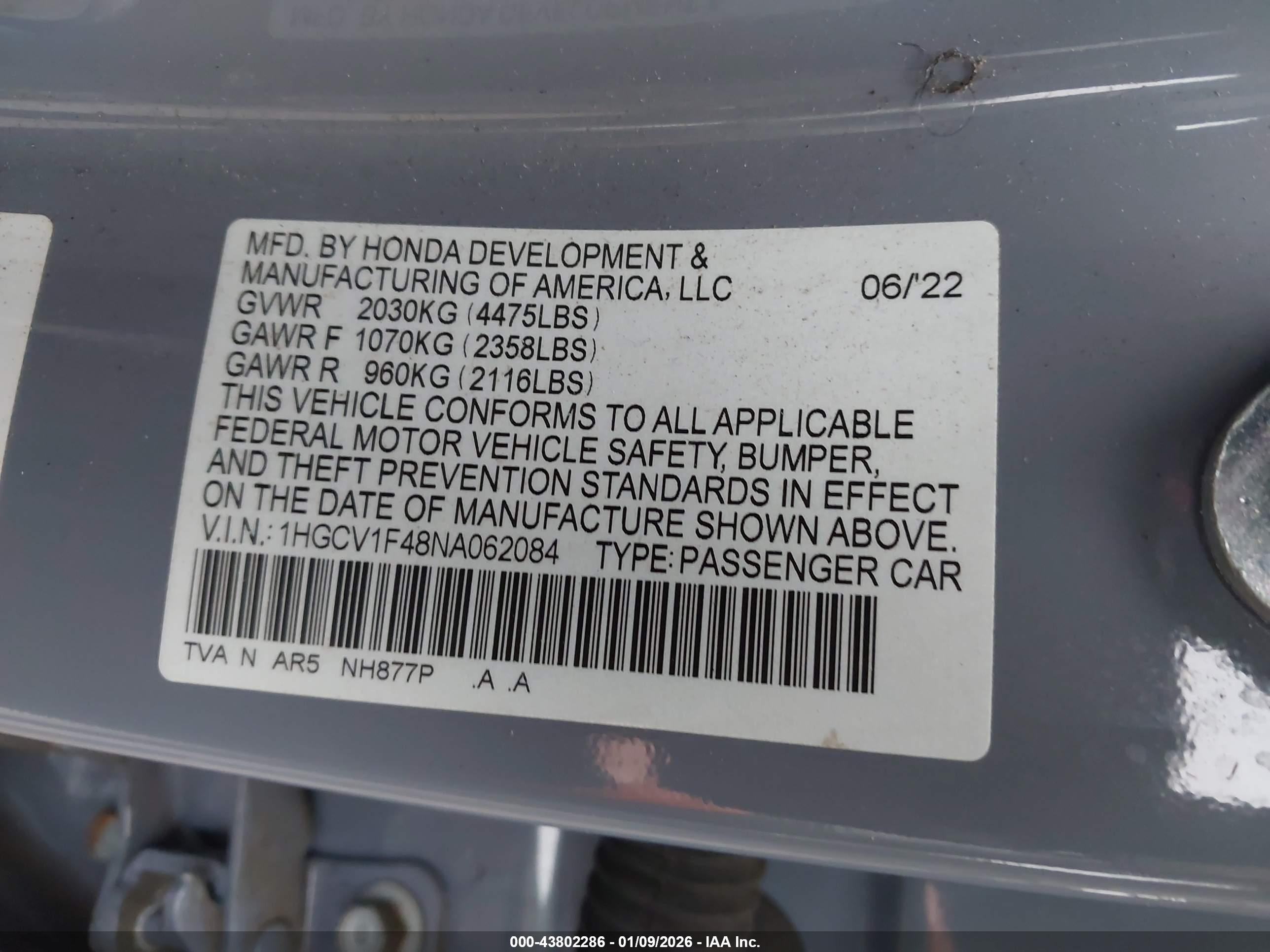 HONDA ACCORD image 9