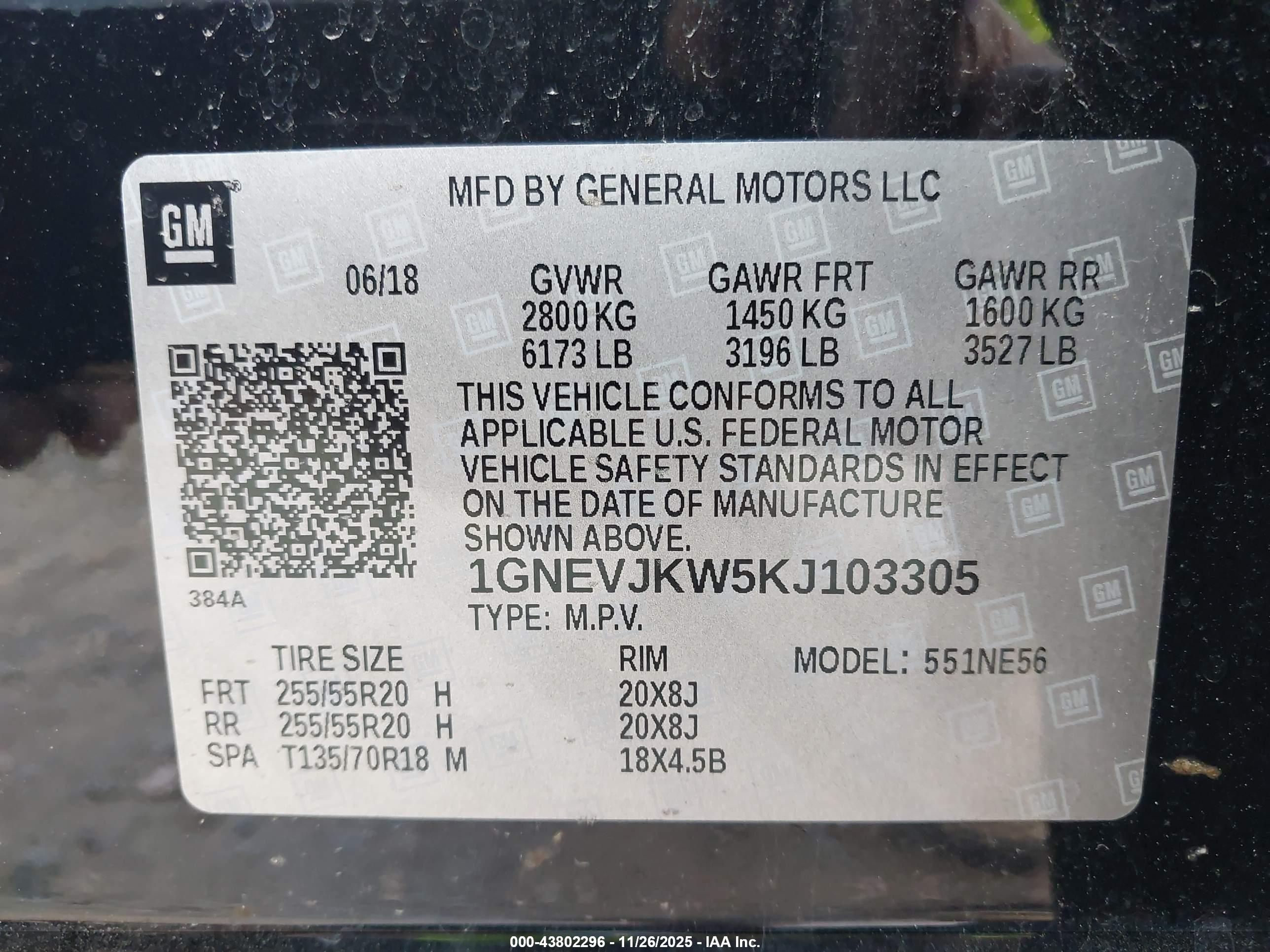 CHEVROLET TRAVERSE image 9