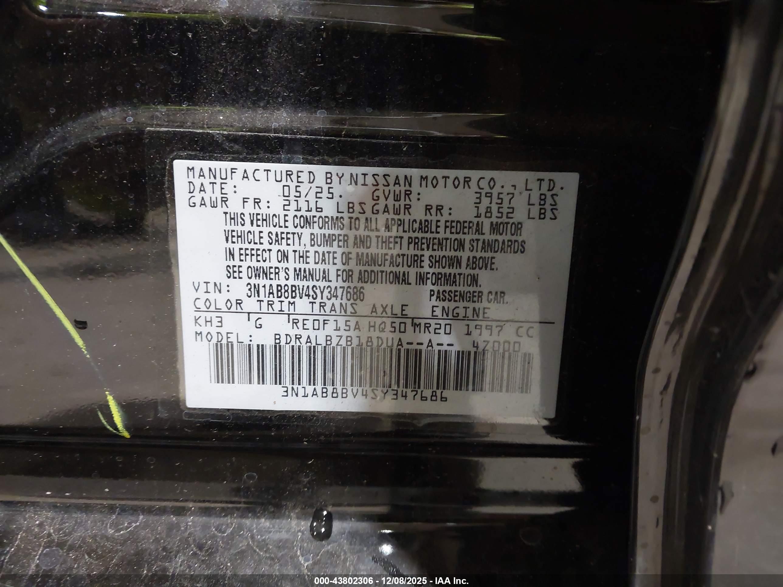 NISSAN SENTRA image 9