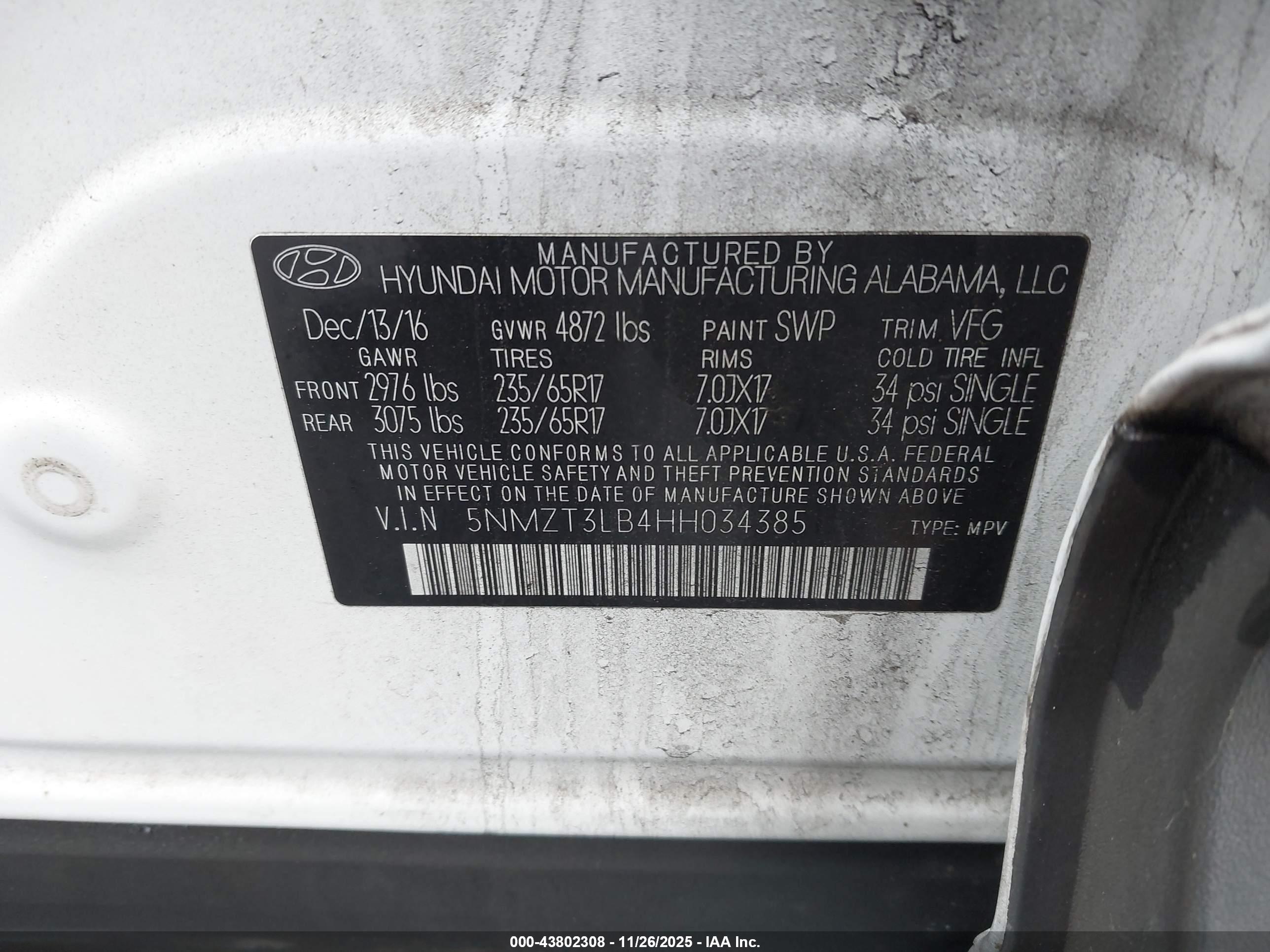 HYUNDAI SANTA image 9