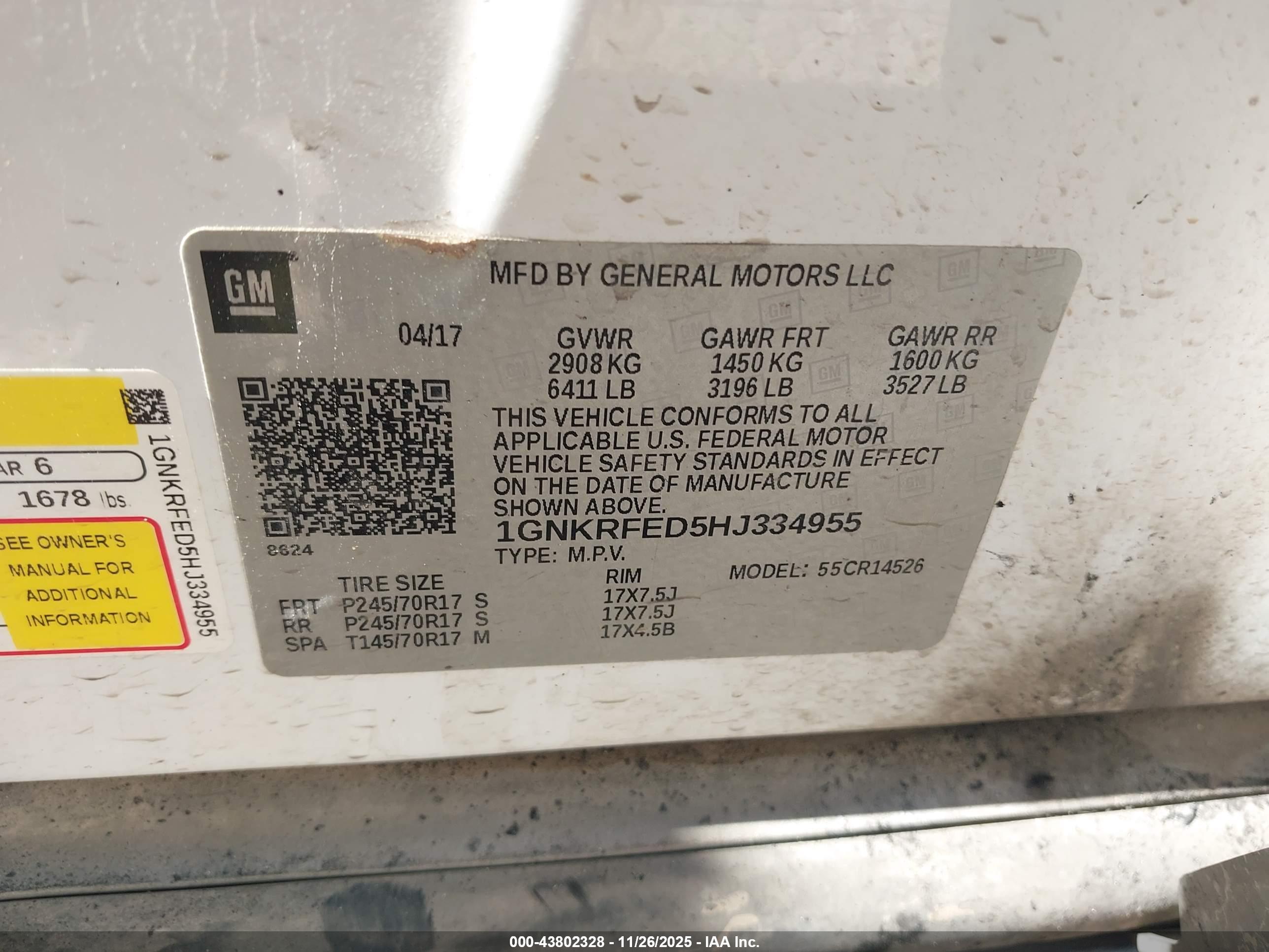 CHEVROLET TRAVERSE image 9