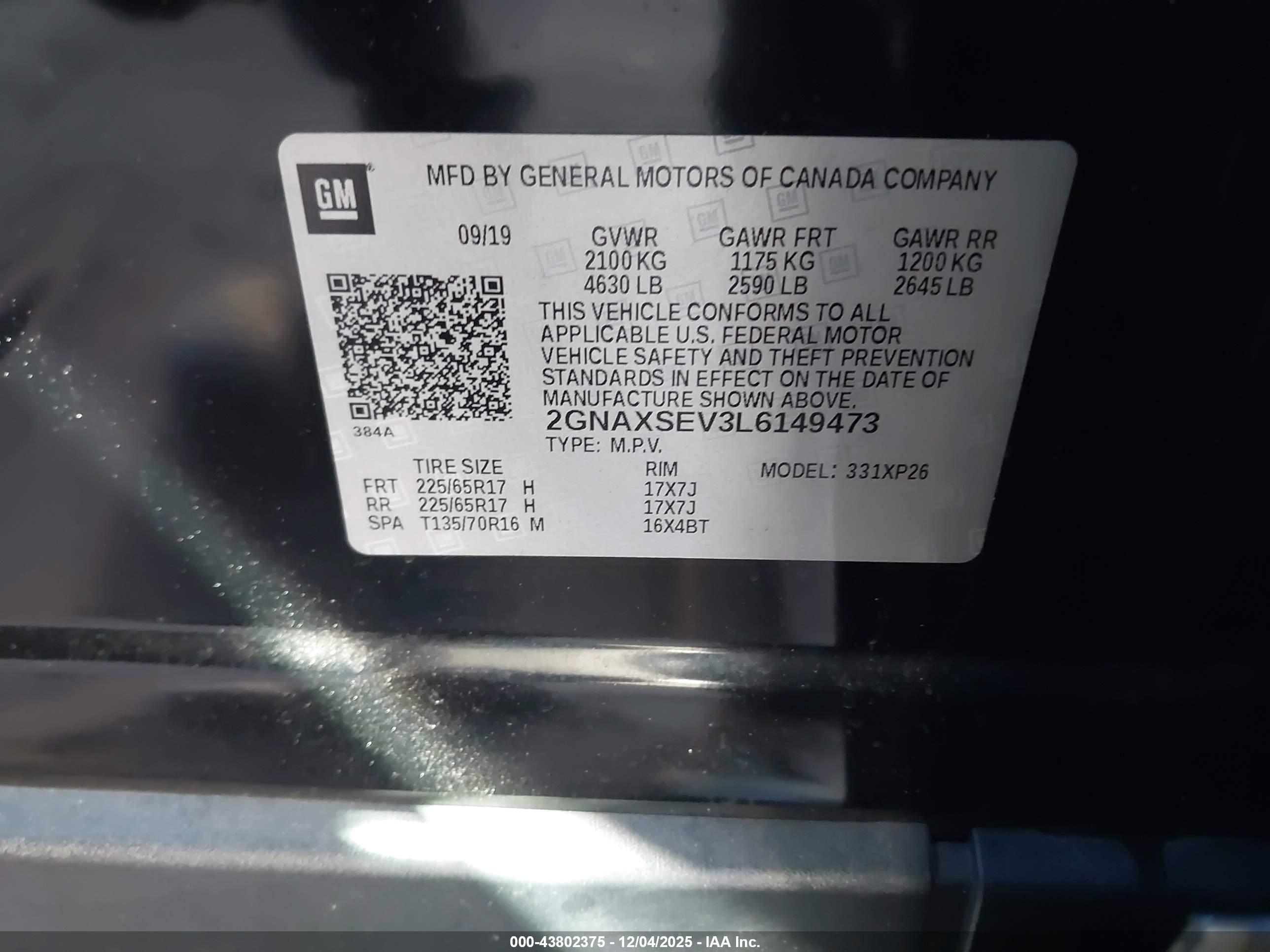 CHEVROLET EQUINOX image 9