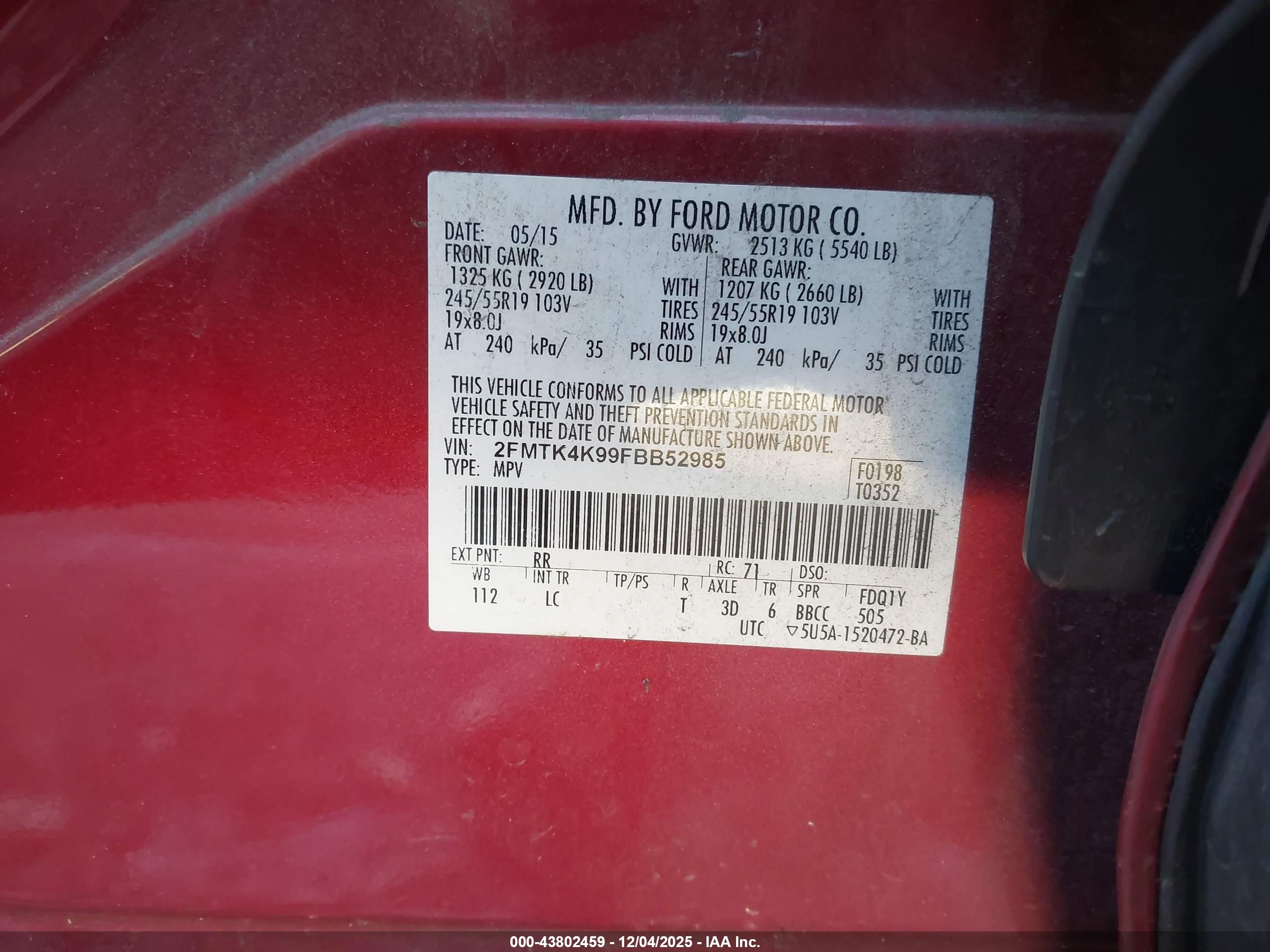 FORD EDGE image 9